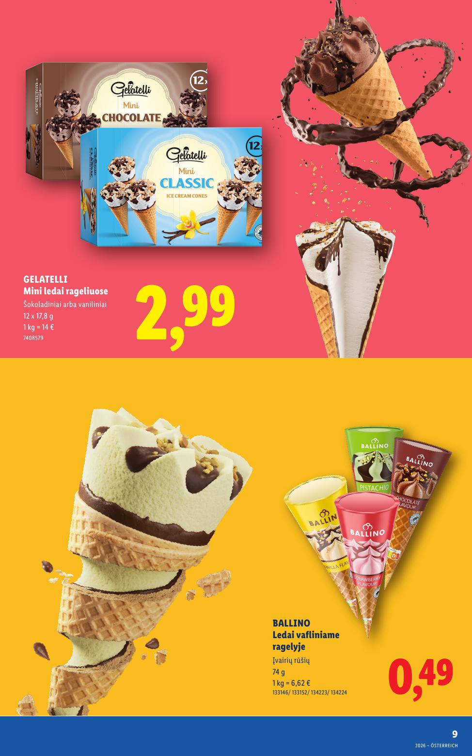 LIDL katalogas "Daugiau ledų, daugiau vasaros"