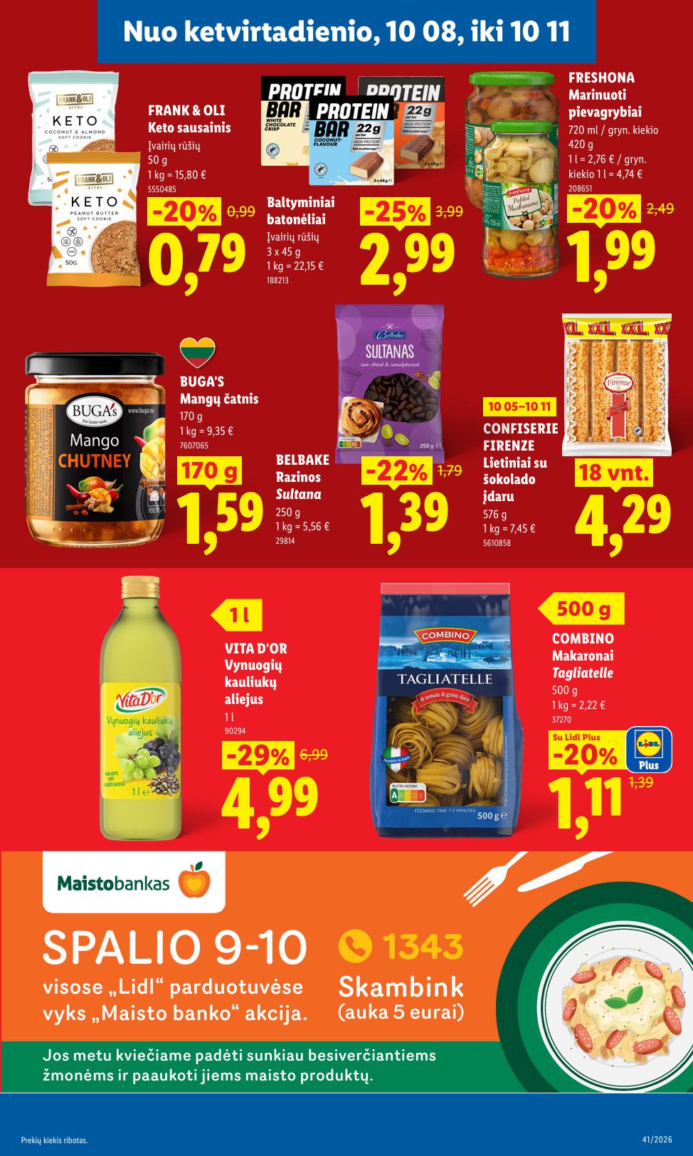 Naujausias LIDL kaininis katalogas 2026.10.05 - 2026.10.11