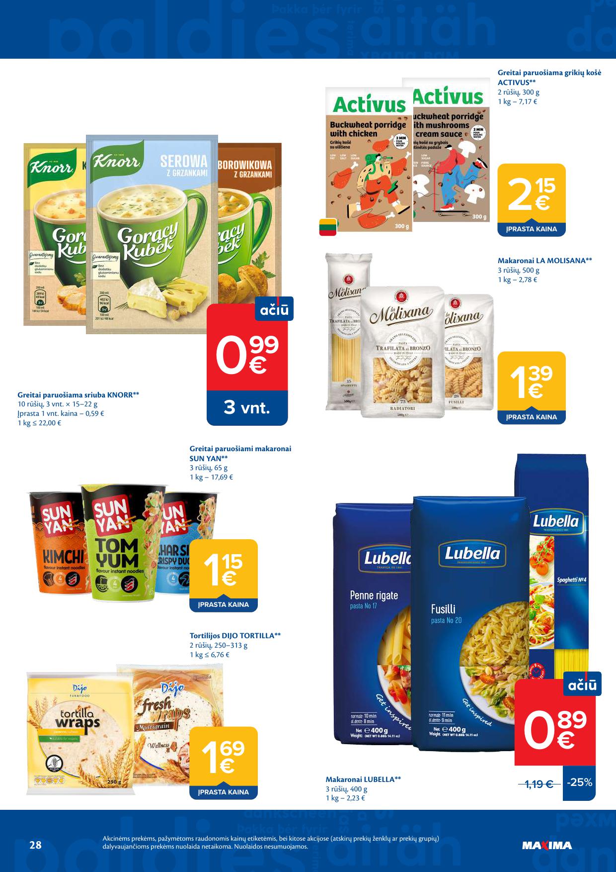 MAXIMA akcijų ir nuolaidų leidinys Nr.17 2026.04.21 - 2026.04.27