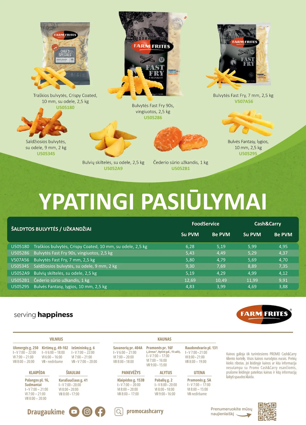 PROMO Cash&Carry leidinys nuo 2025.08.01 iki 2025.08.28