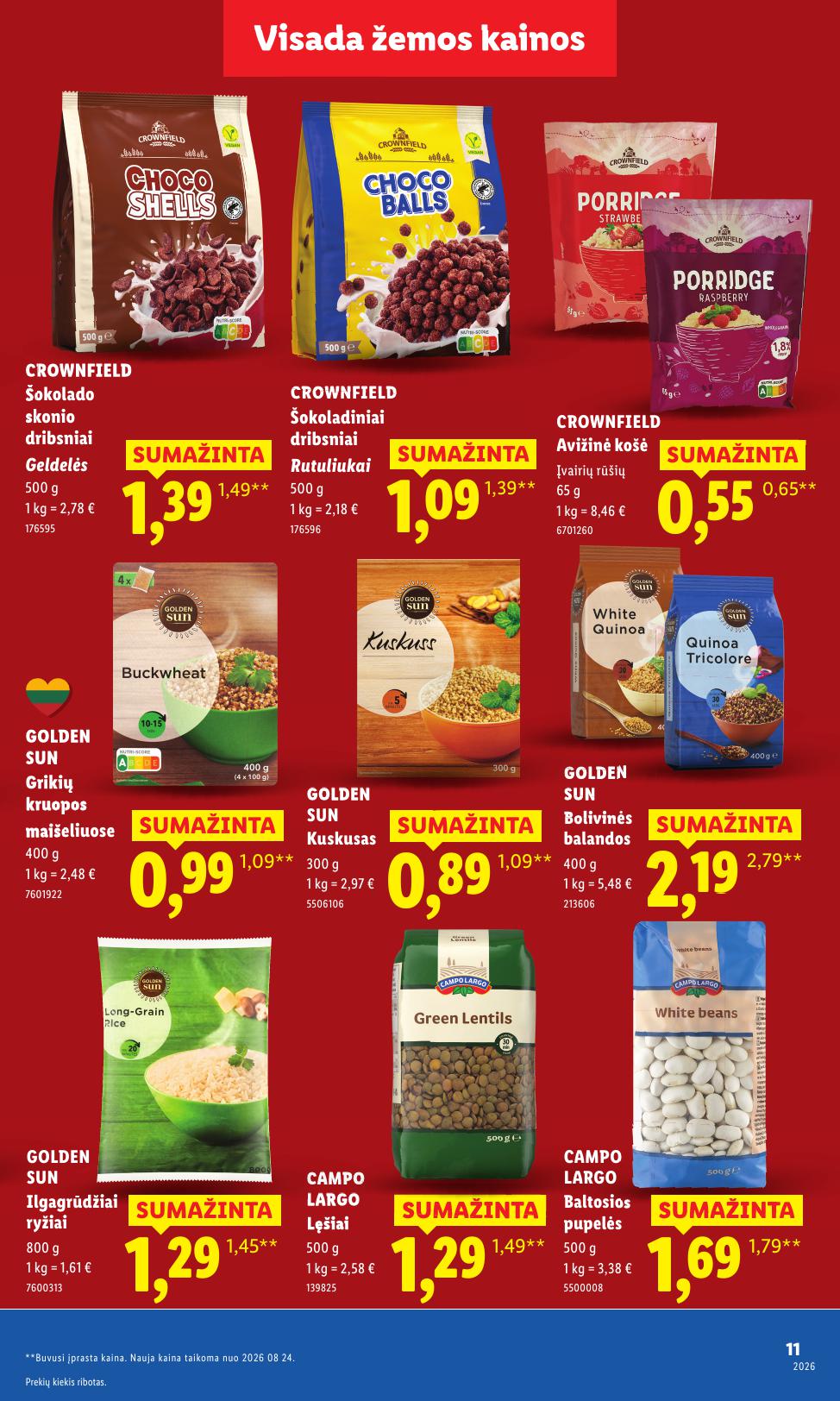 LIDL nuolaidų katalogas "Nr.1 Pažadas Jums"