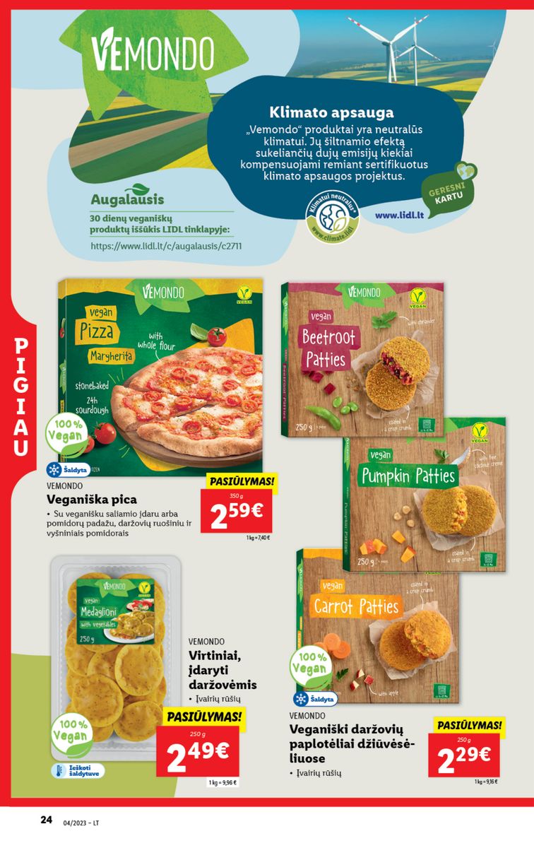 Naujausias LIDL kaininis katalogas 2023.01.23 - 2023.01.29