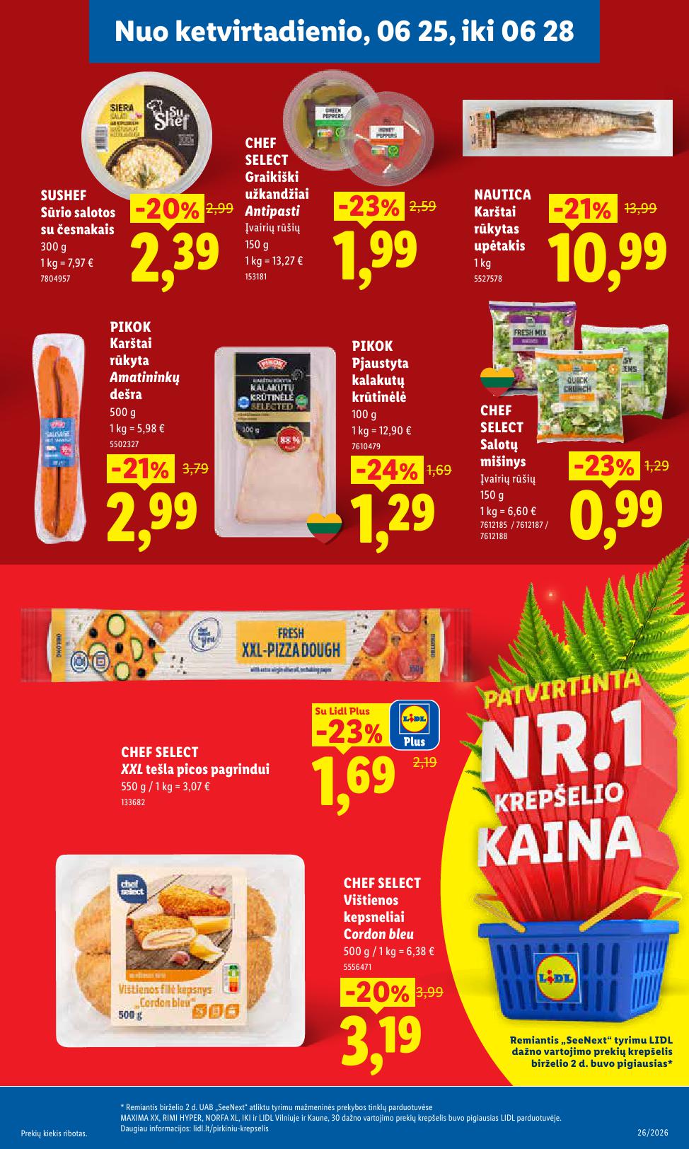 Naujausias LIDL kaininis katalogas 2026.06.22 - 2026.06.28