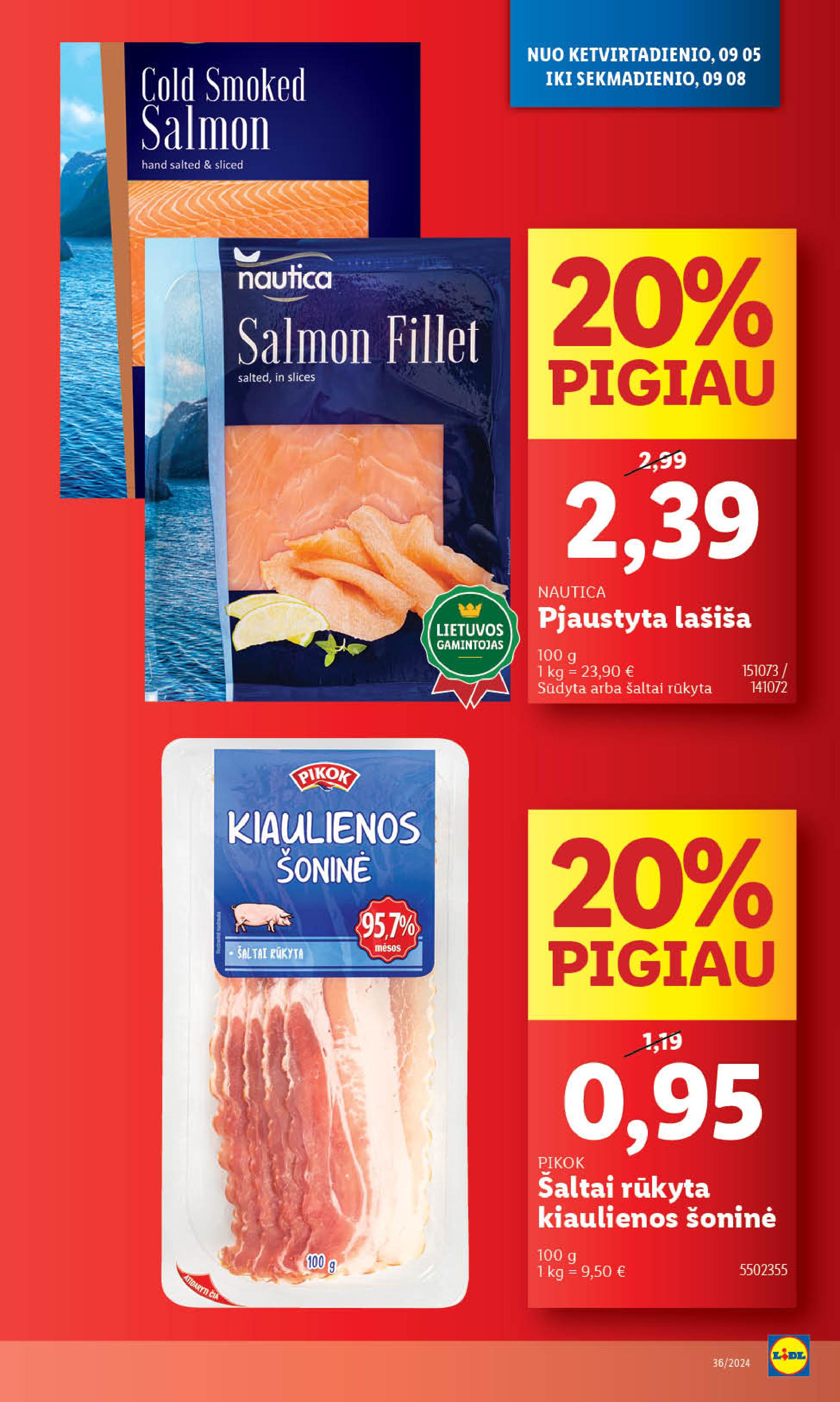 Naujausias LIDL kaininis katalogas 2024.09.02 - 2024.09.08