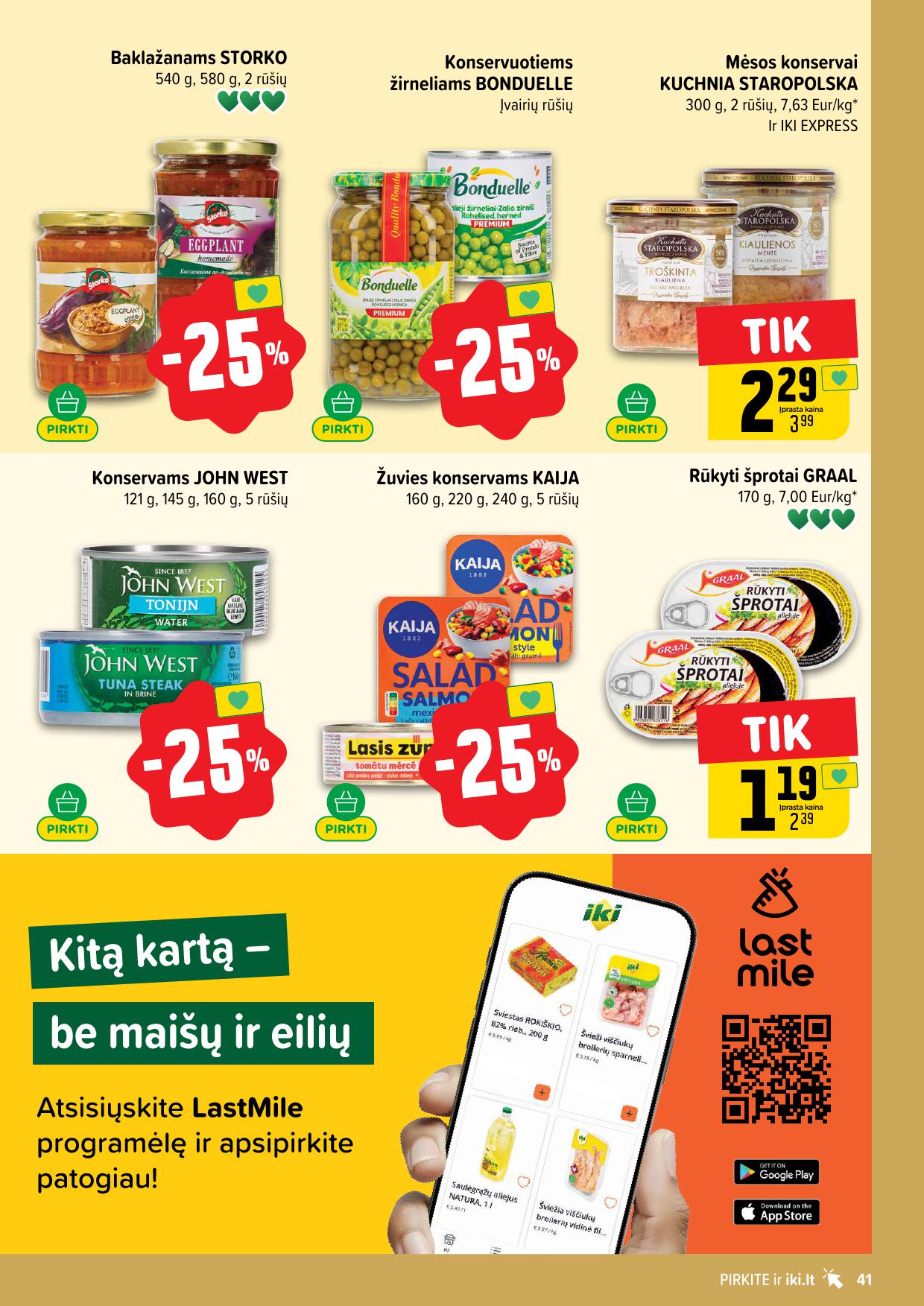 Naujausias IKI kaininis katalogas 2026.05.25 - 2026.05.31