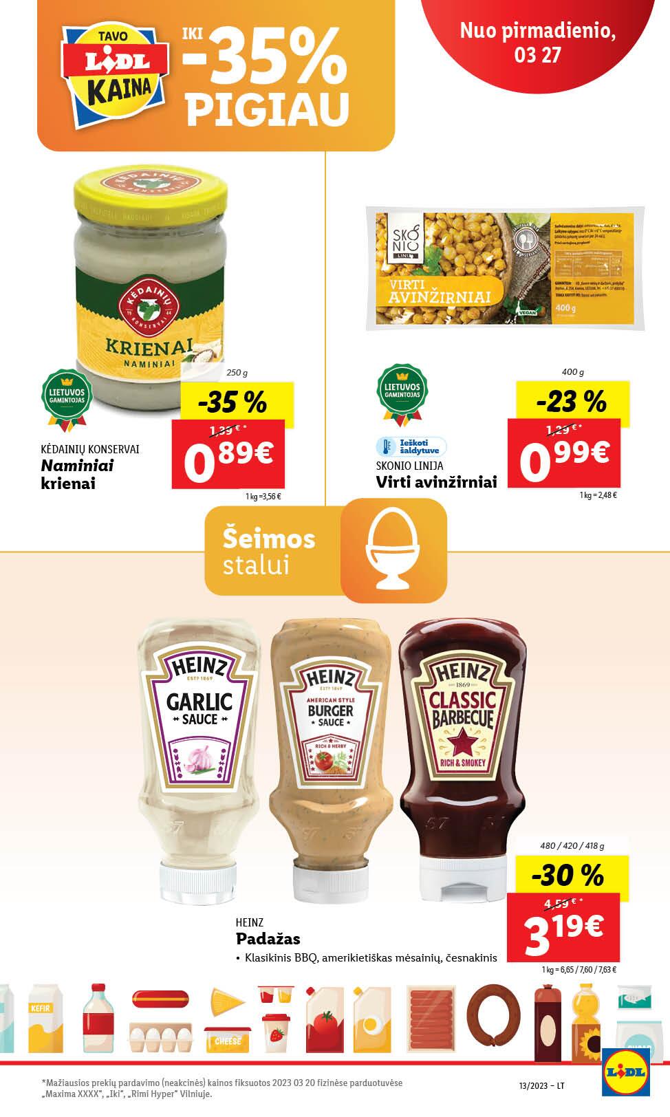 Naujausias LIDL kaininis katalogas 2023.03.16 - 2023.04.02