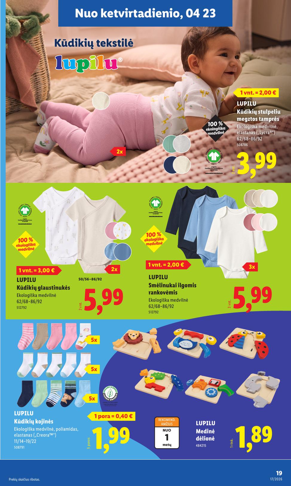 LIDL ne maisto prekių leidinys 2026.04.20 - 2026.04.26