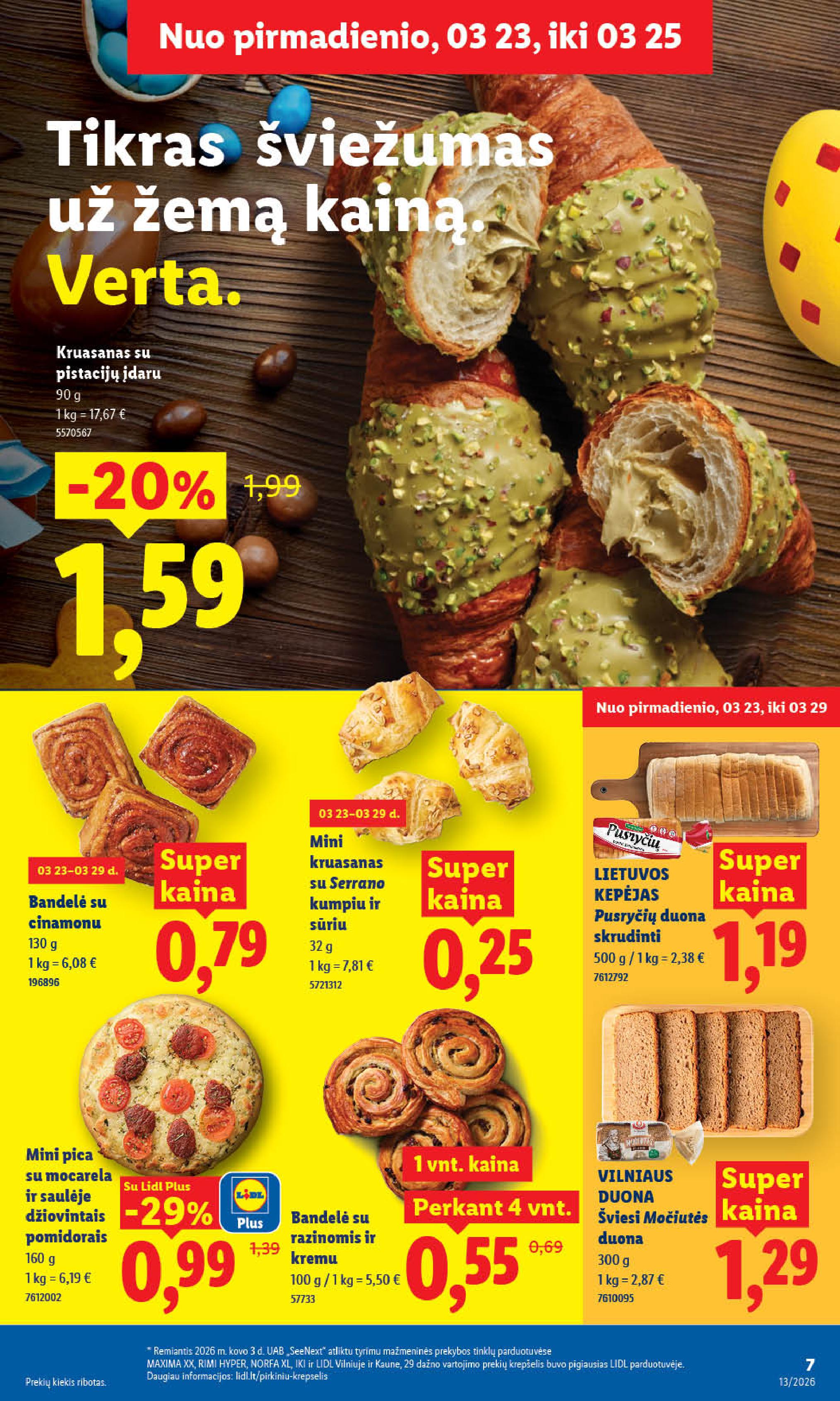 Naujausias LIDL kaininis katalogas 2026.03.23 - 2026.03.29