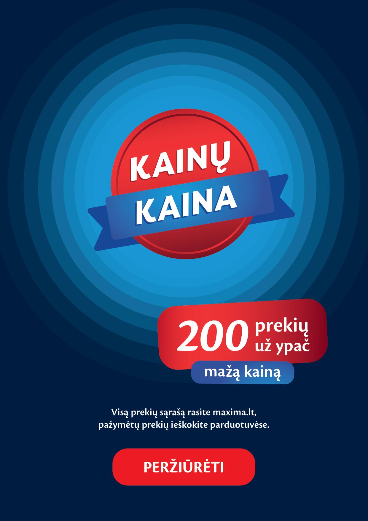 Naujausias MAXIMA kaininis katalogas 2022.11.22 - 2022.11.28