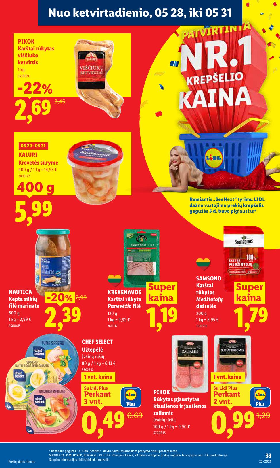 Naujausias LIDL kaininis katalogas 2026.05.25 - 2026.05.31