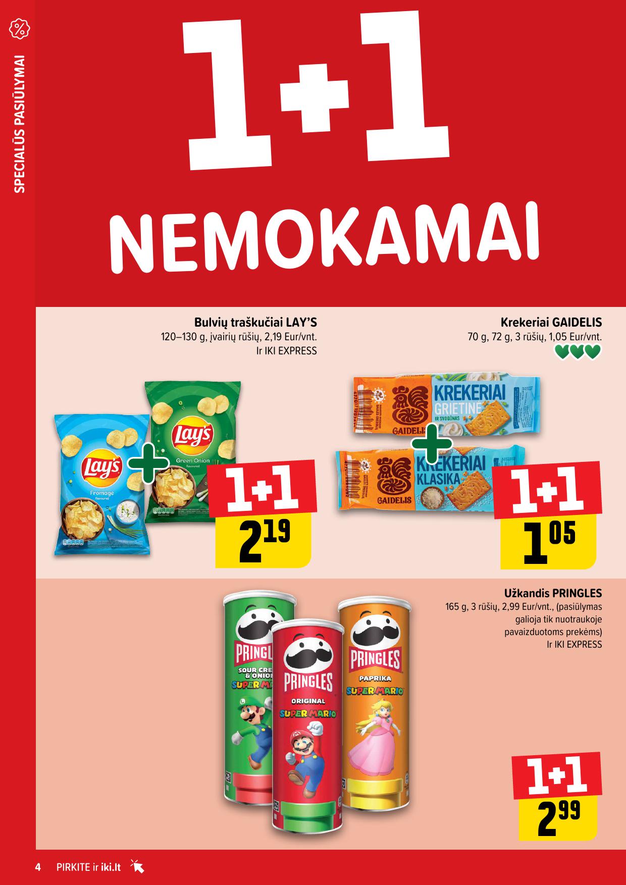 IKI akcijų leidinukas "Daugiau yra pigiau 1+1 nemokamai" 2025.06.09 - 2025.06.15