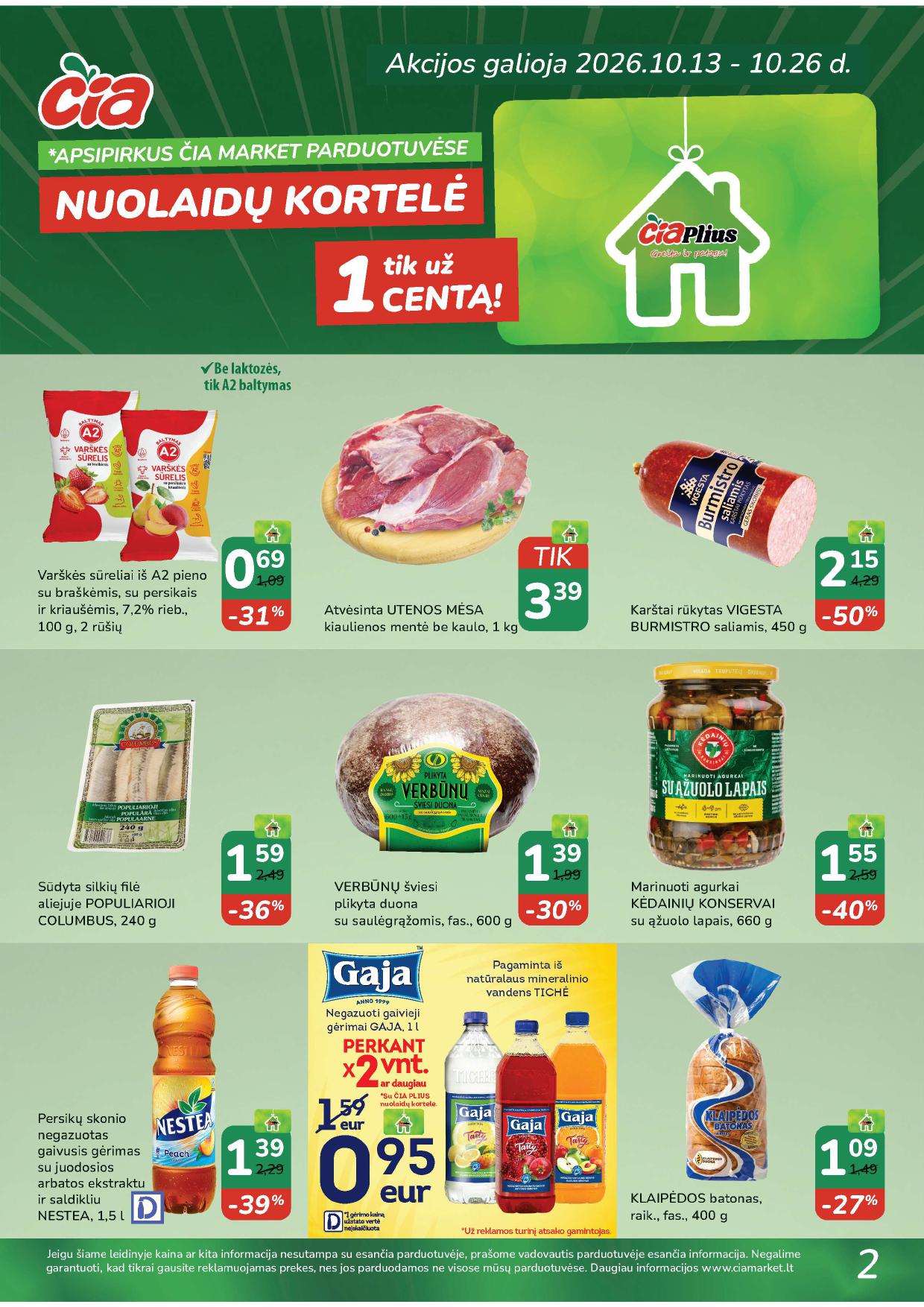 Naujas ČIA leidinys nuo 2026.10.13 iki 2026.10.26