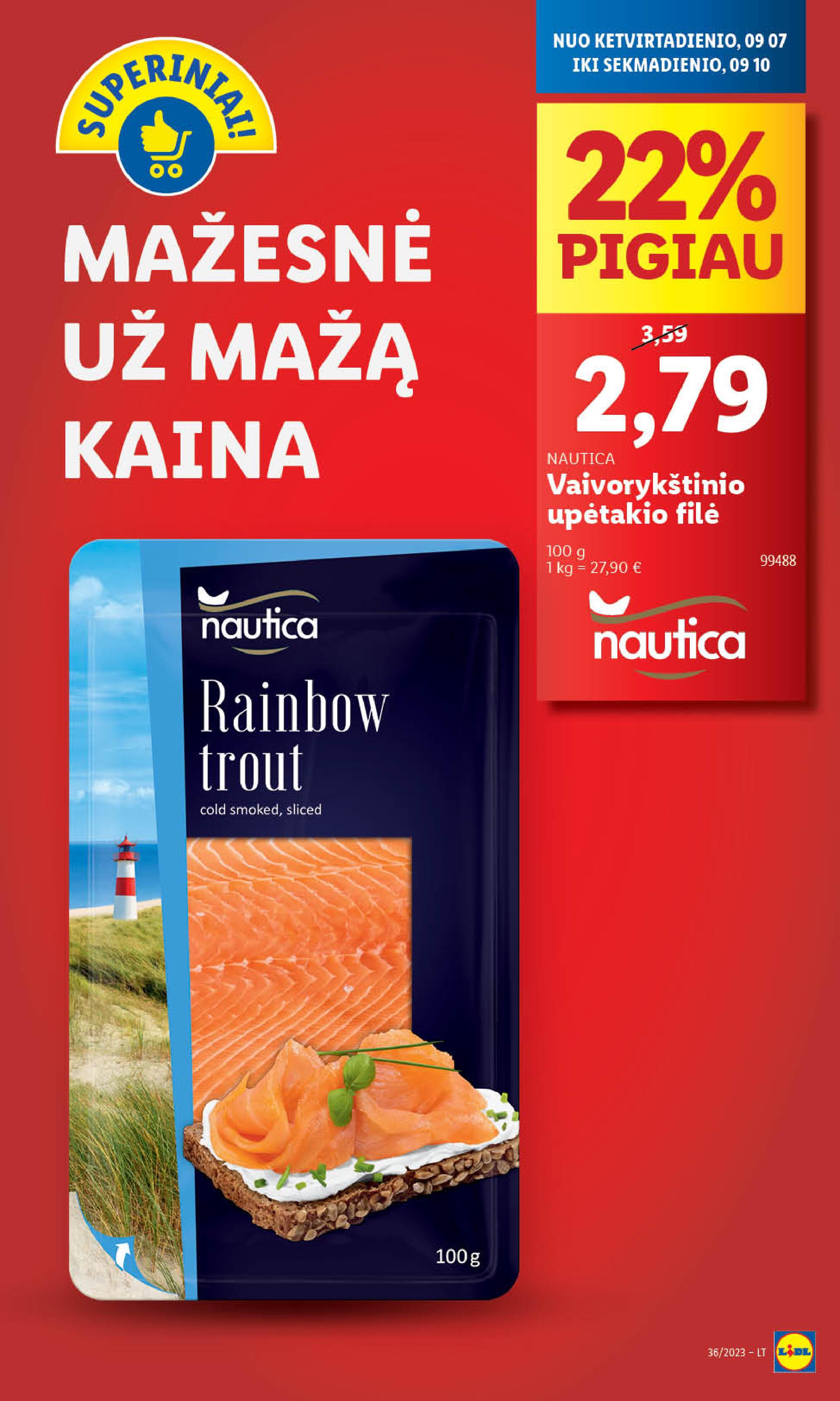 Naujausias LIDL kaininis katalogas 2023.09.04 - 2023.09.10
