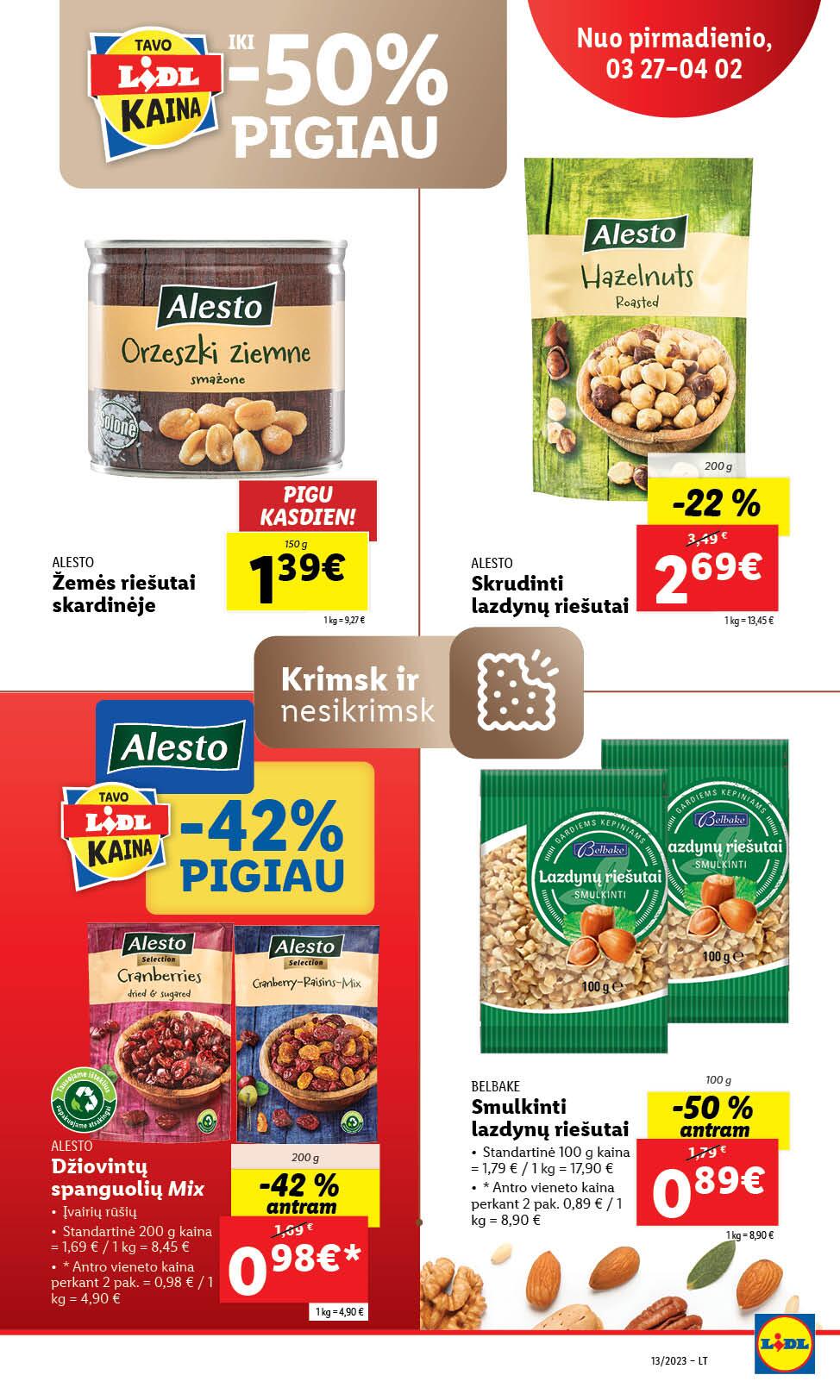 Naujausias LIDL kaininis katalogas 2023.03.16 - 2023.04.02