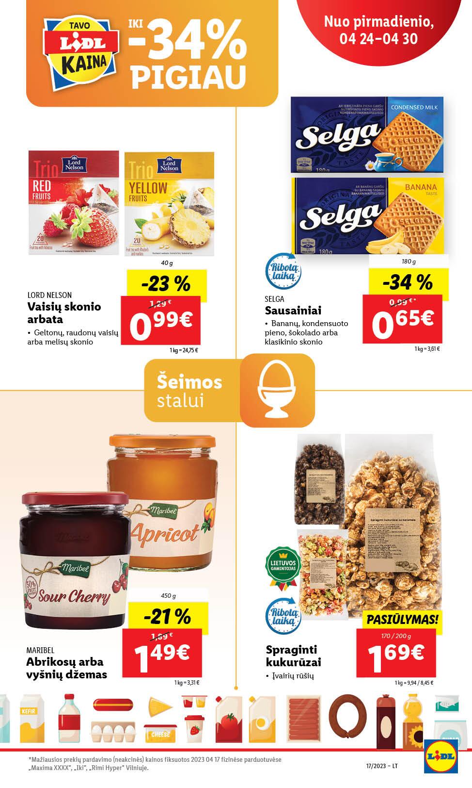 Naujausias LIDL kaininis katalogas 2023.04.24 - 2023.04.30