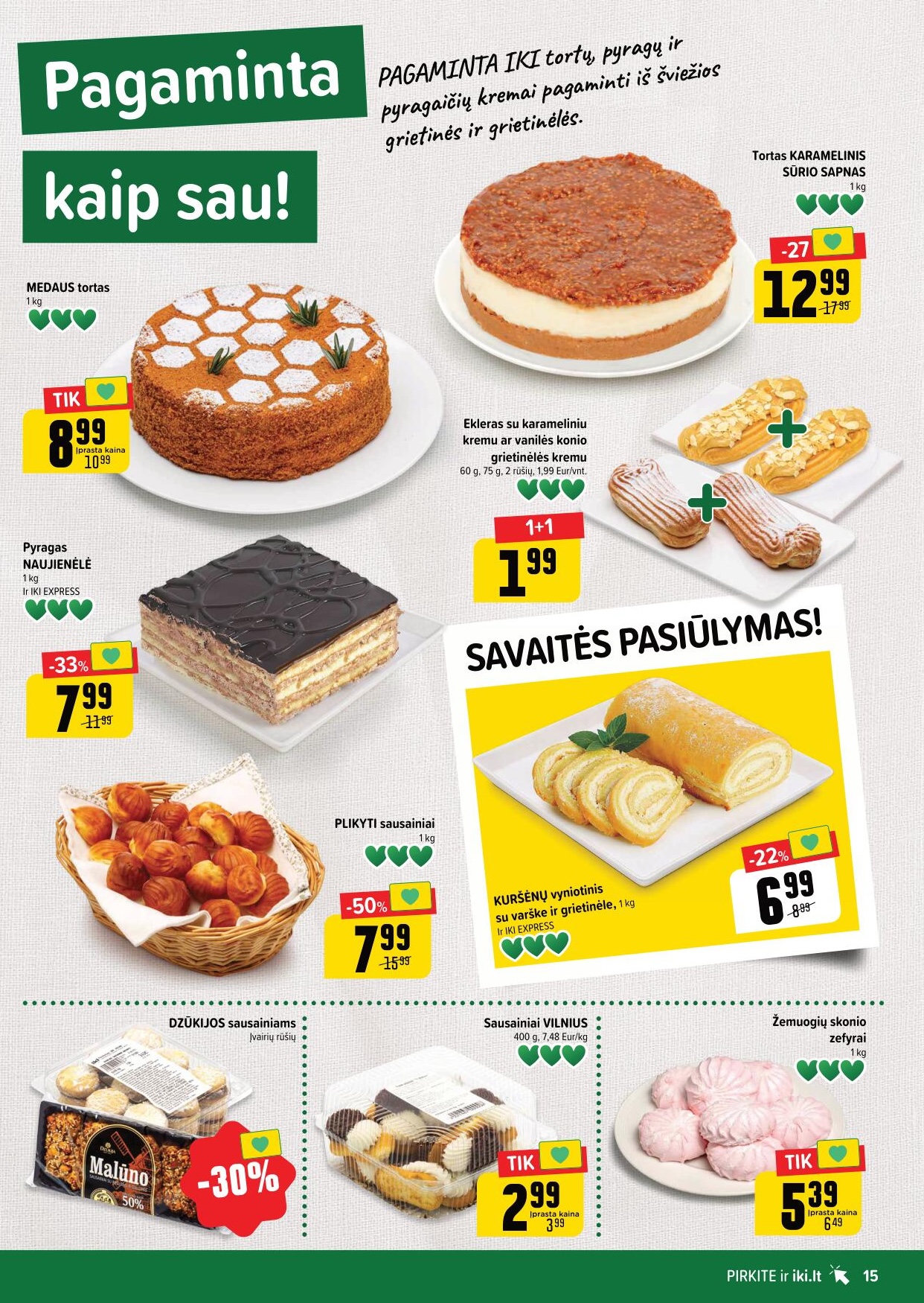 Naujausias IKI kaininis katalogas 2024.01.22 - 2024.01.28