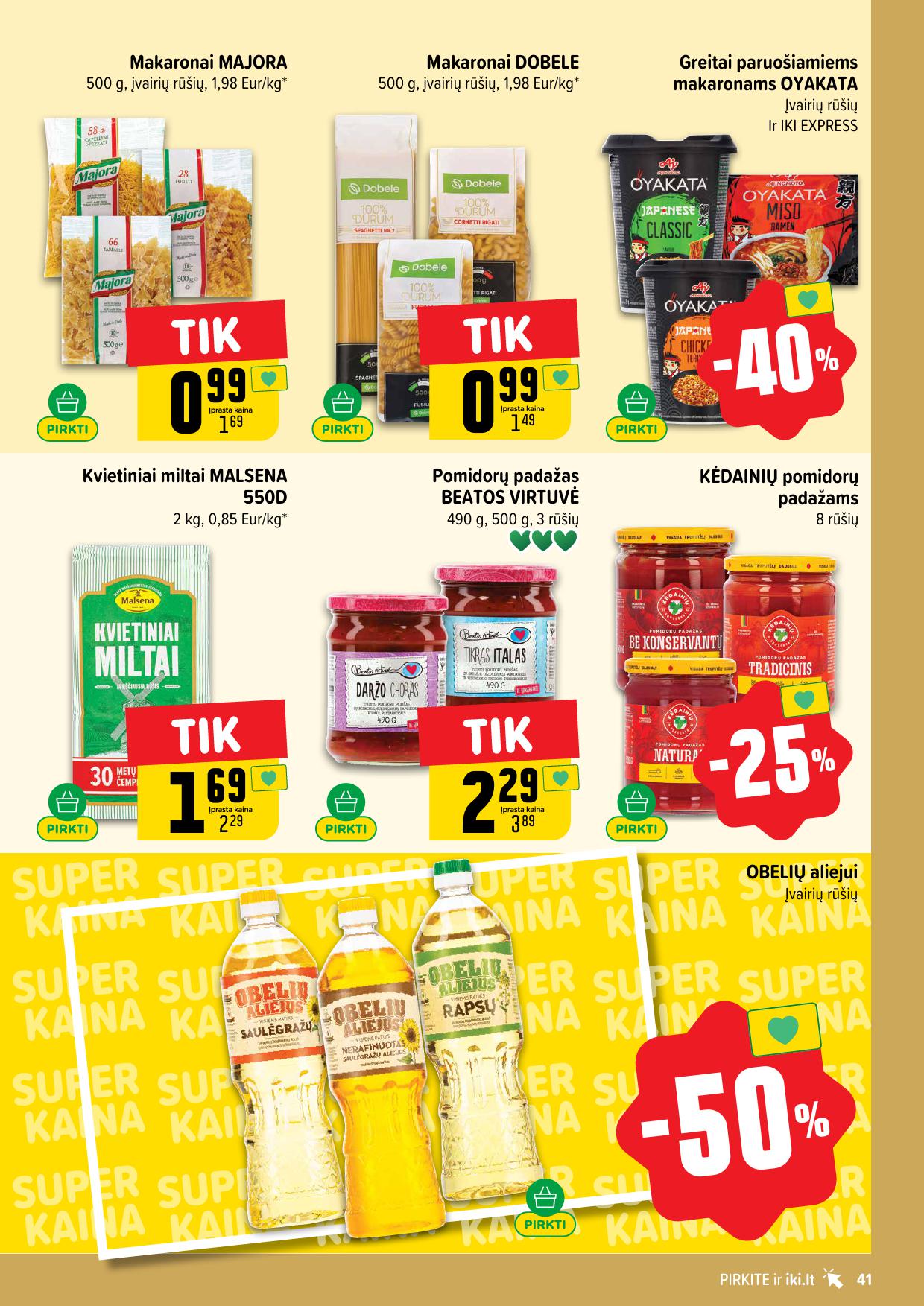 Naujausias IKI kaininis katalogas 2026.04.27 - 2026.05.03