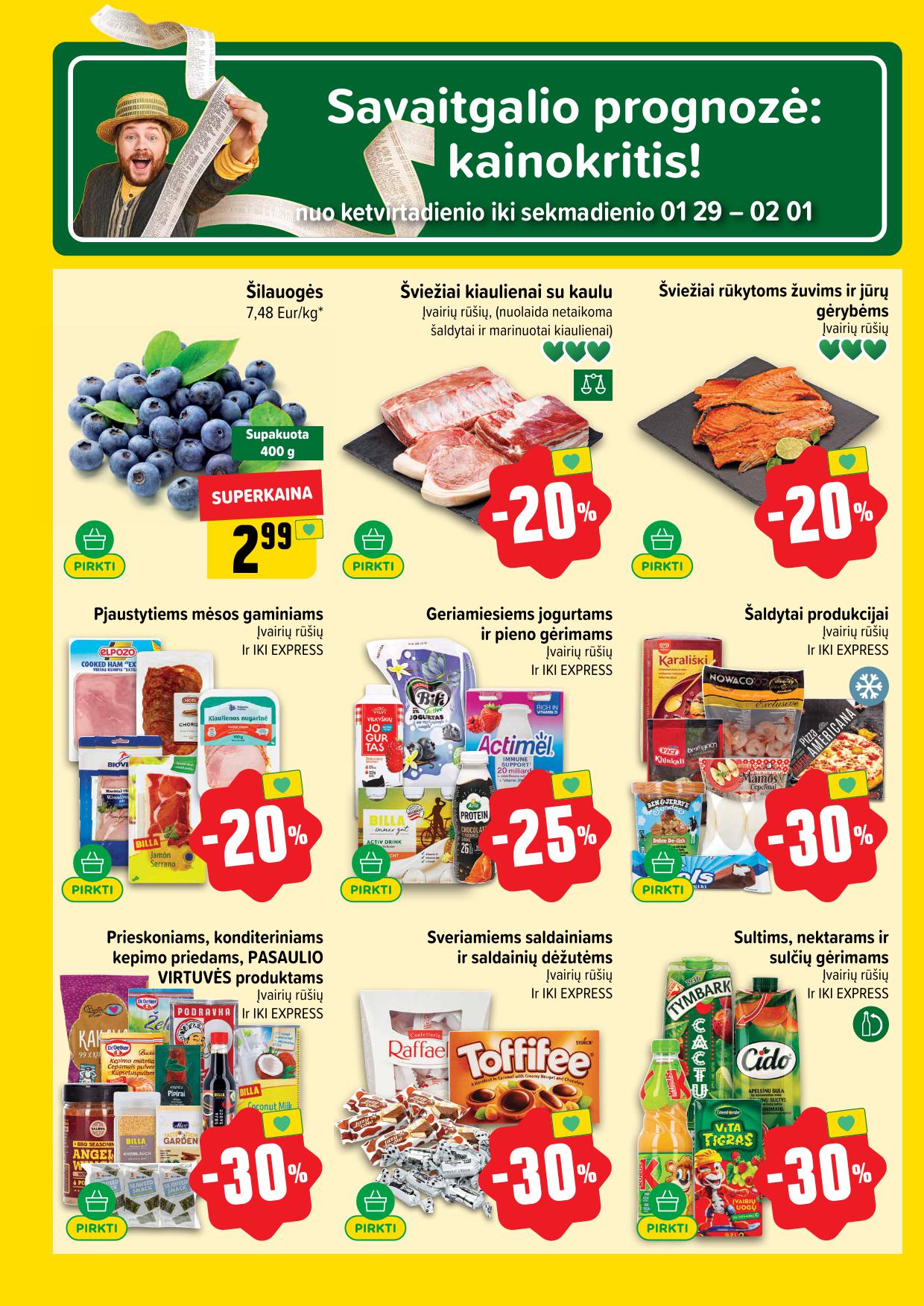 Naujausias IKI kaininis katalogas 2026.01.26 - 2026.02.01