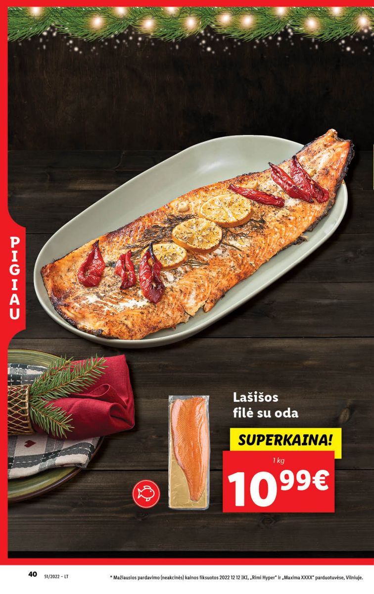 Naujausias LIDL kaininis katalogas 2022.12.19 - 2022.12.25