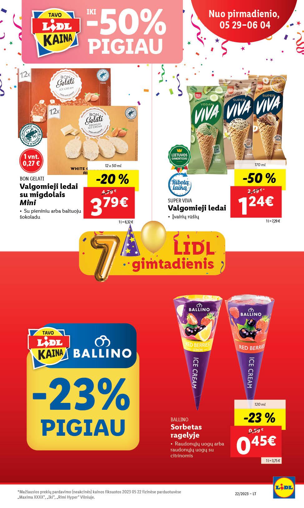 Naujausias LIDL kaininis katalogas 2023.05.29 - 2023.06.04