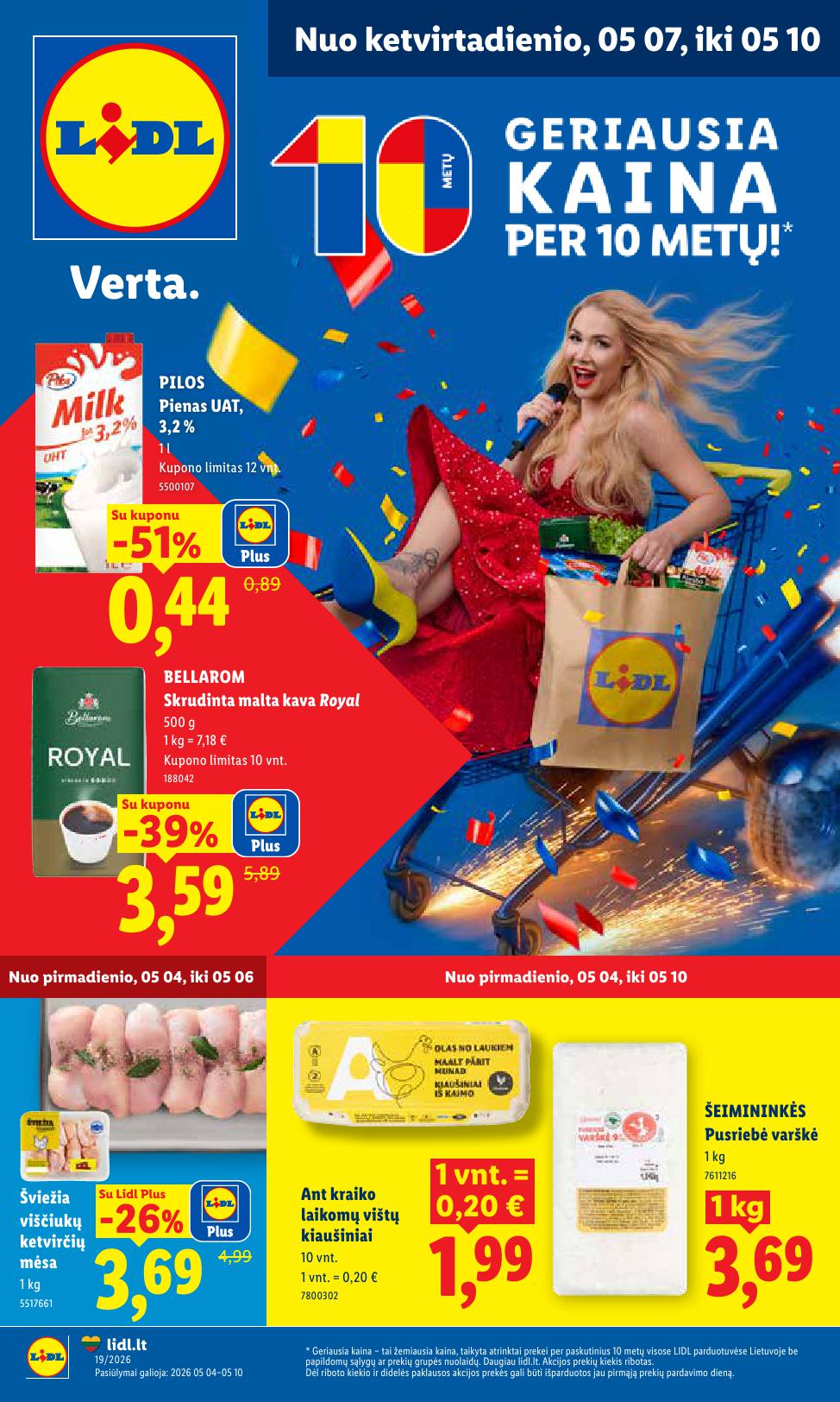 Naujausias LIDL kaininis katalogas 2026.05.04 - 2026.05.10