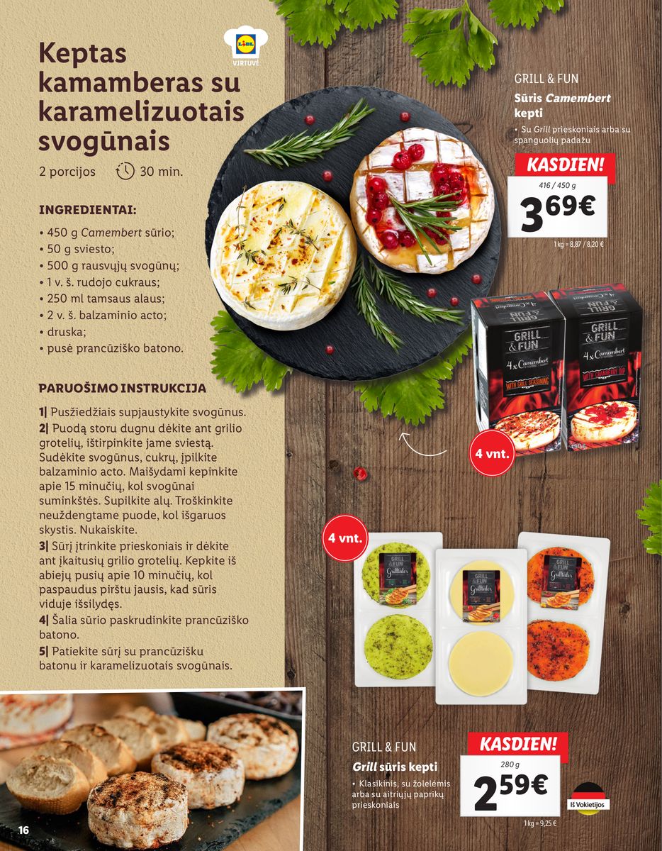 LIDL grilio katalogas "GRILIO ISTORIJOS 2022"