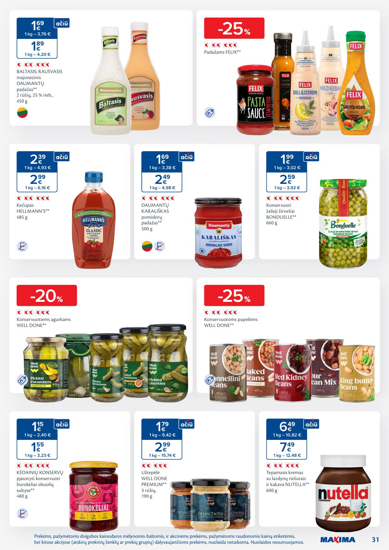 Naujausias MAXIMA kaininis katalogas 2026.01.27 - 2026.02.02