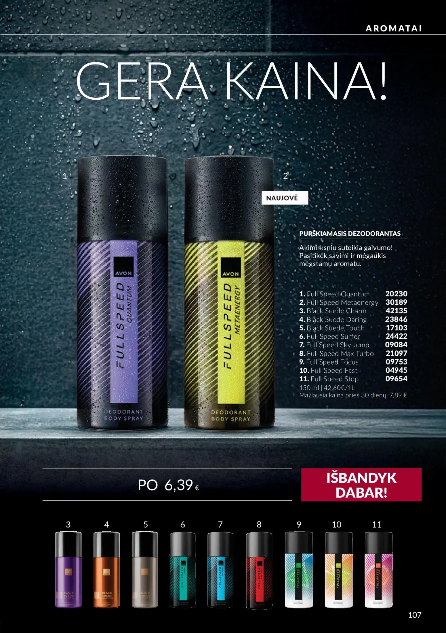 Naujas AVON katalogas galioja 2026.10.01 - 2026.10.31