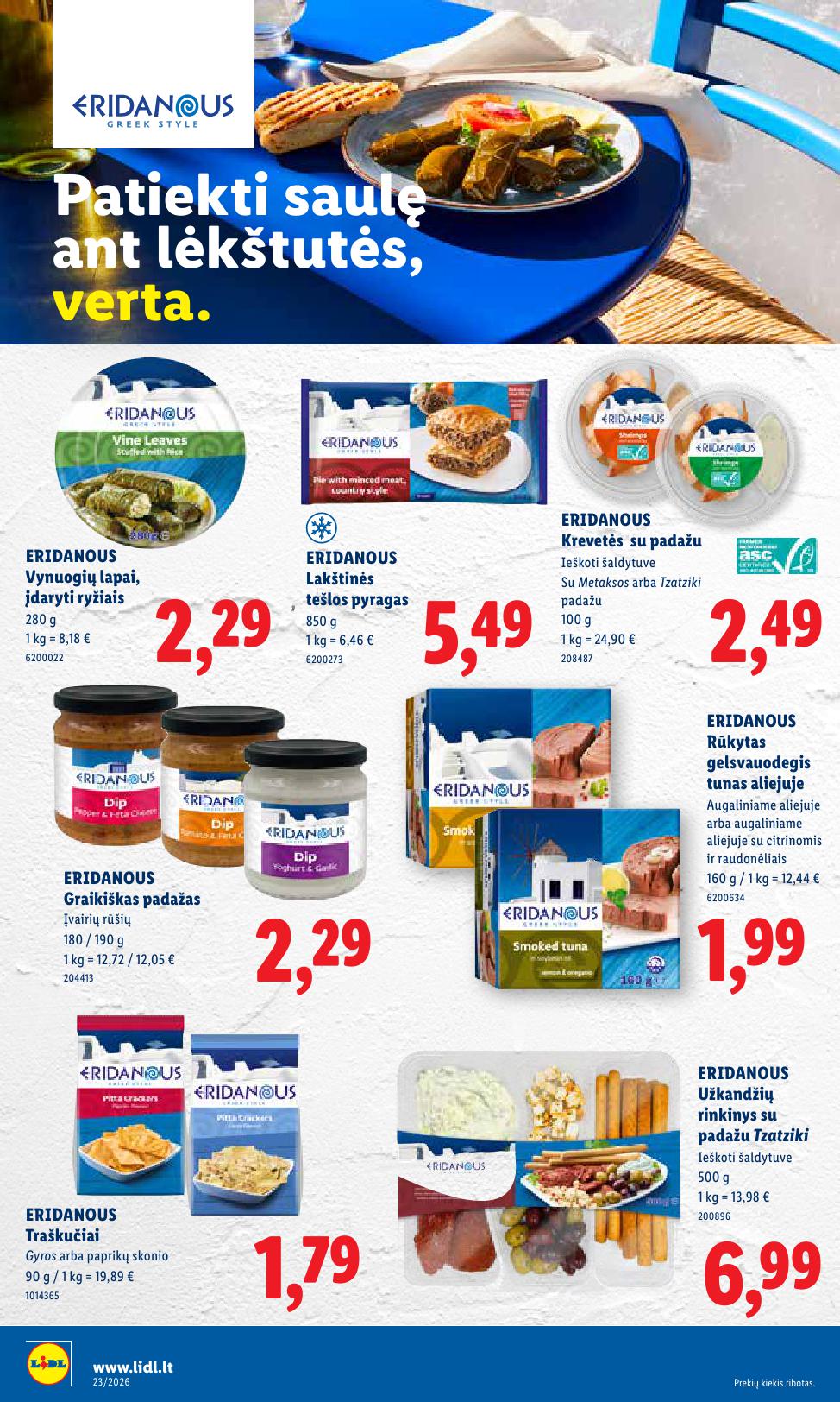 LIDL akcijų ir nuolaidų leidinys 2026.06.01 - 2026.06.07