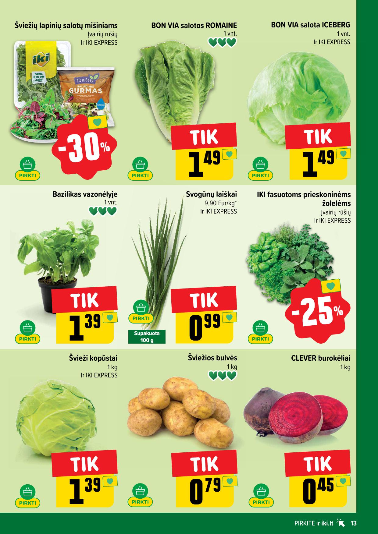 Naujausias IKI kaininis katalogas 2026.04.13 - 2026.04.19