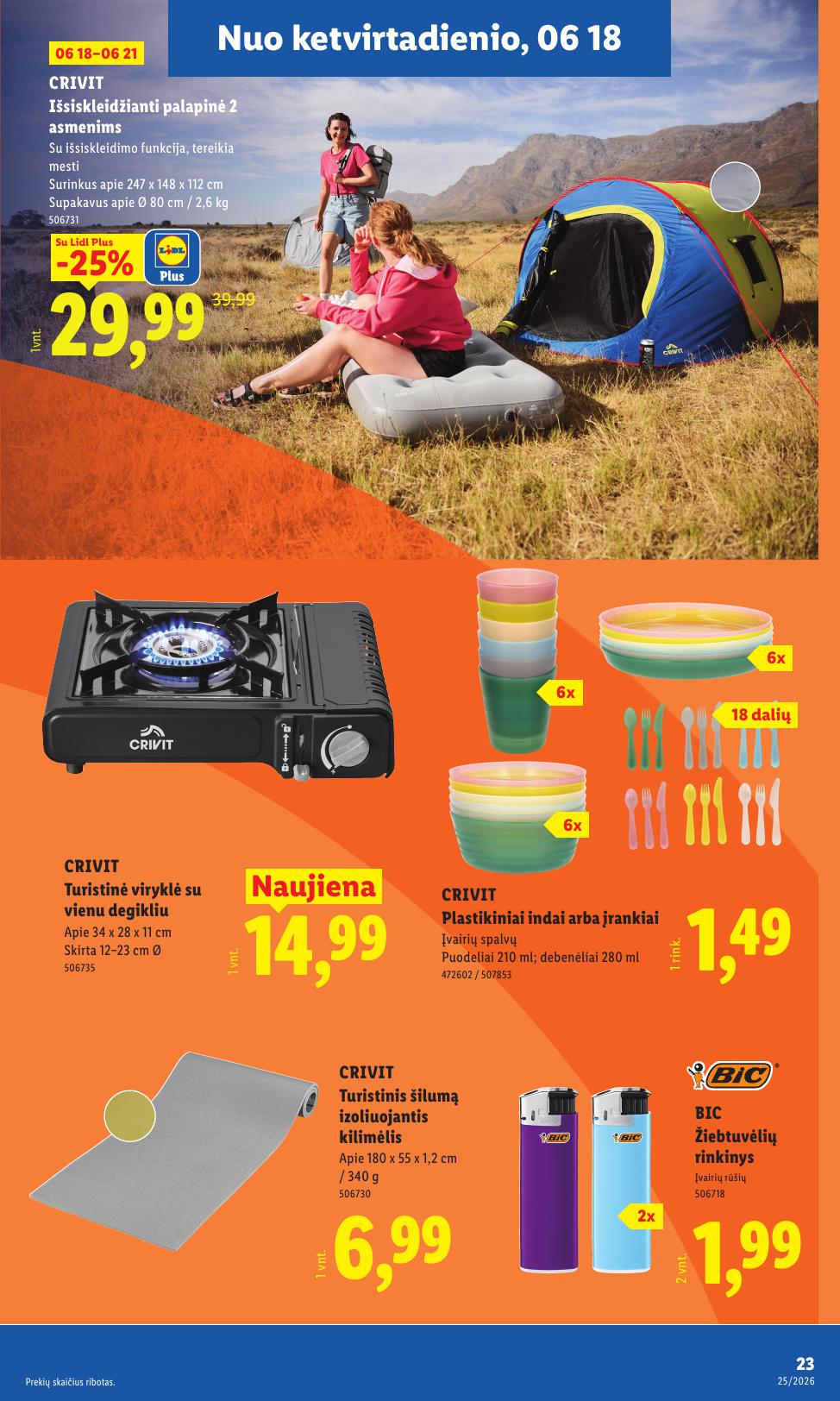 LIDL ne maisto prekių leidinys 2026.06.15 - 2026.06.21