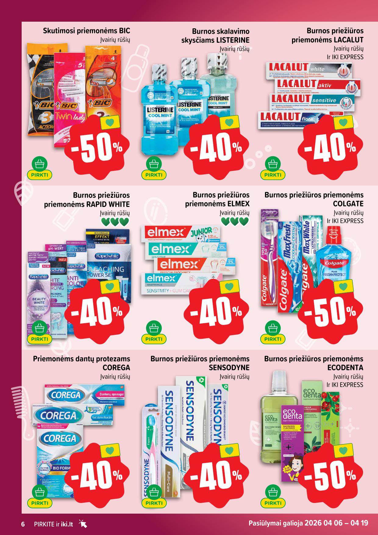 Naujausias IKI kaininis katalogas 2026.04.06 - 2026.04.12