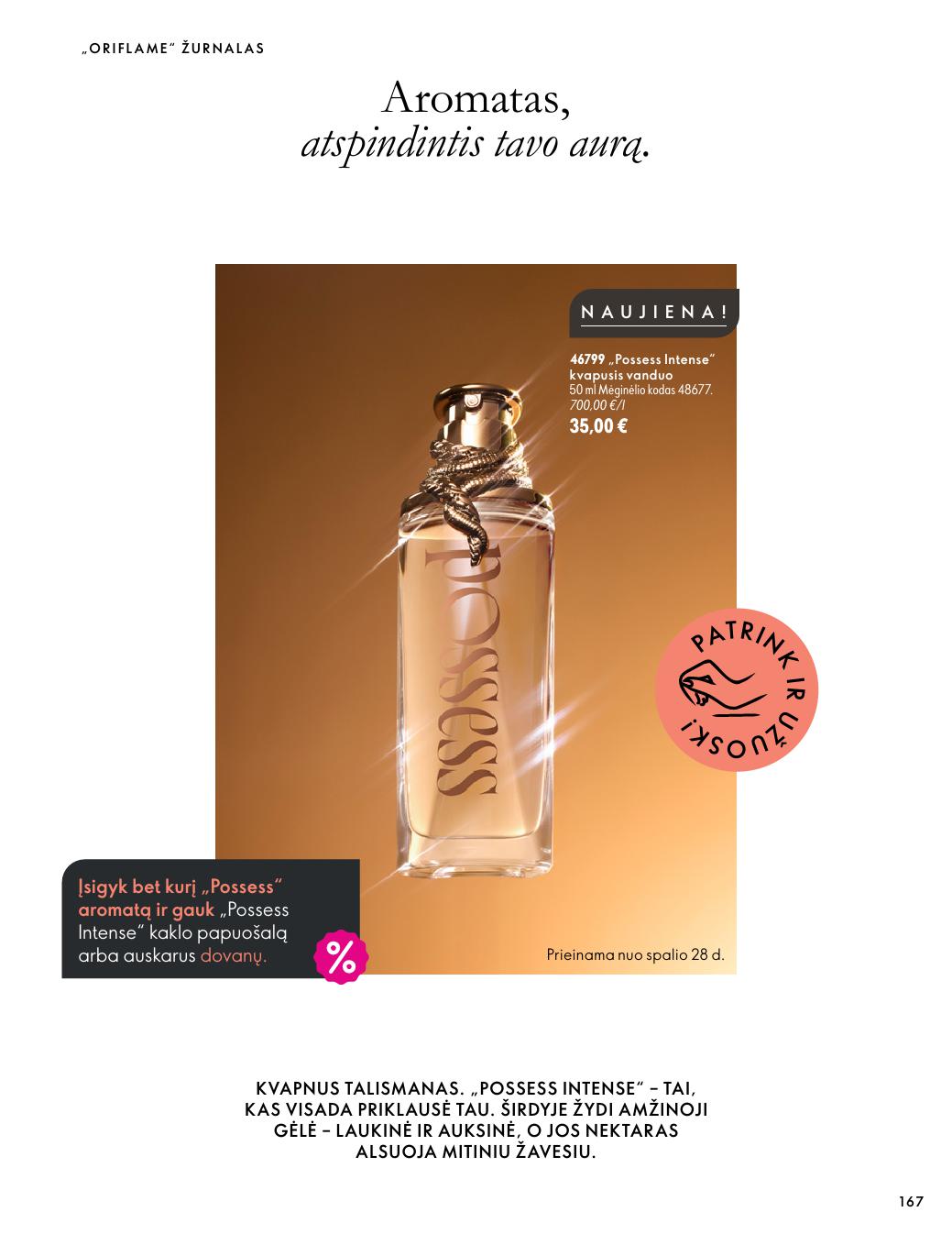 ORIFLAME katalogas galioja 2026.10.07 - 2026.11.17