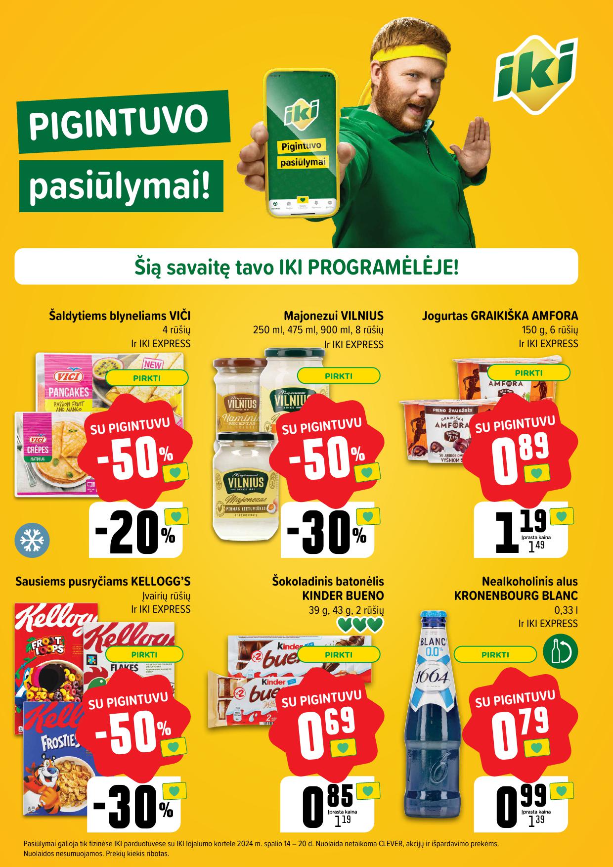Naujausias IKI kaininis katalogas 2024.10.14 - 2024.10.20