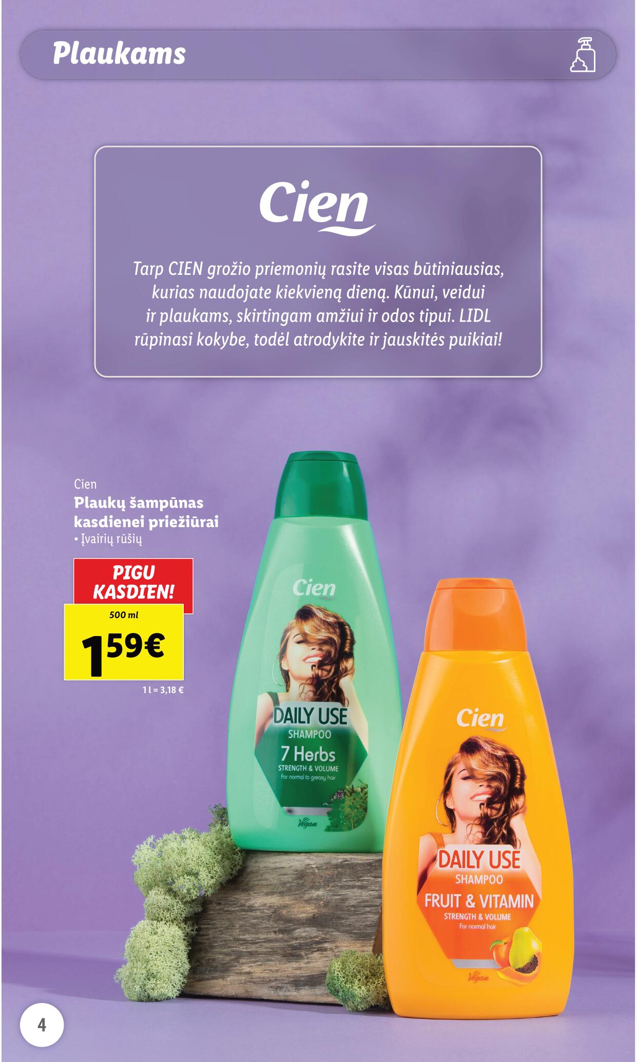 LIDL prekių katalogas "Grožio festivalis" galioja nuo 2023.05.01