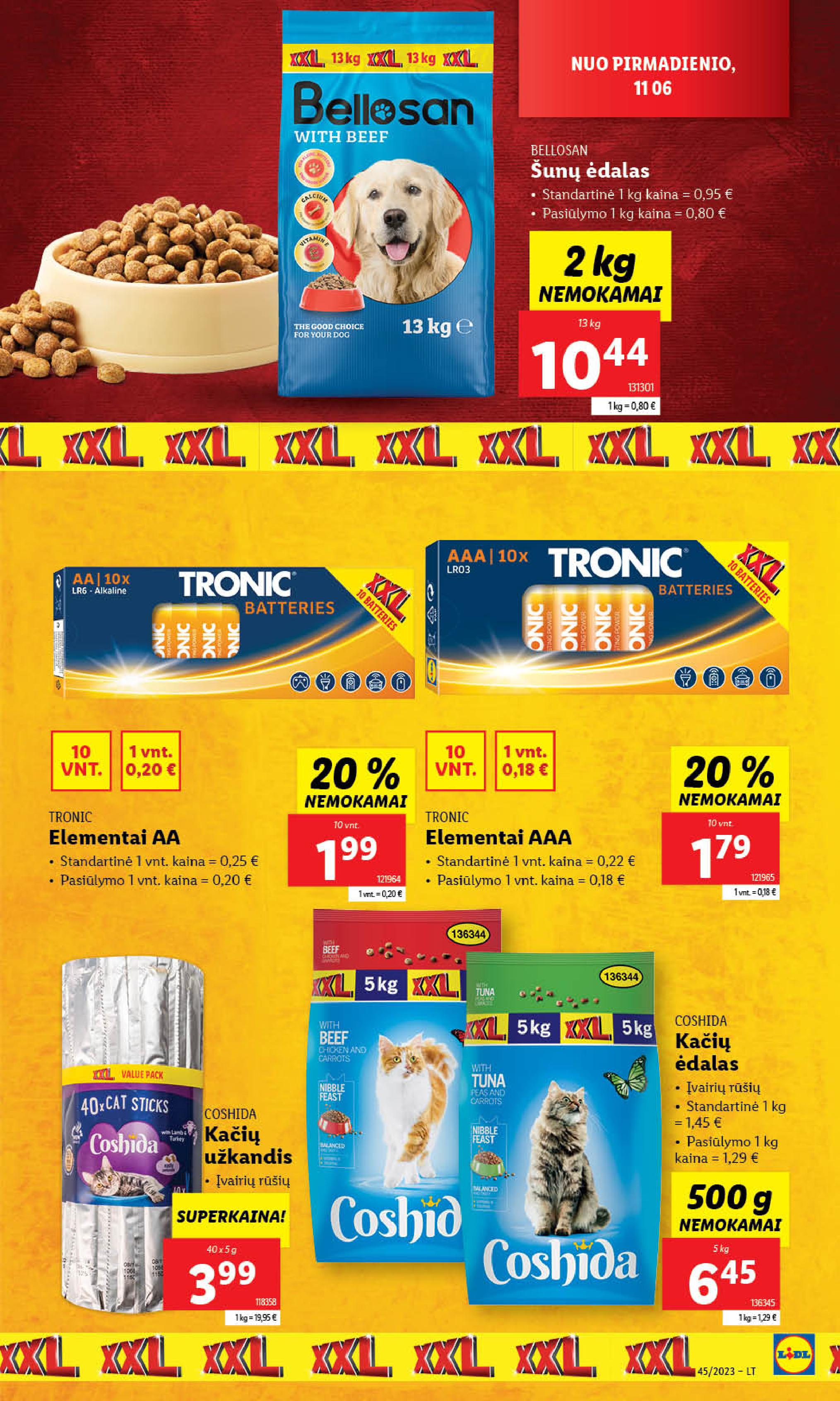 Naujausias LIDL kaininis katalogas 2023.11.06 - 2023.11.12