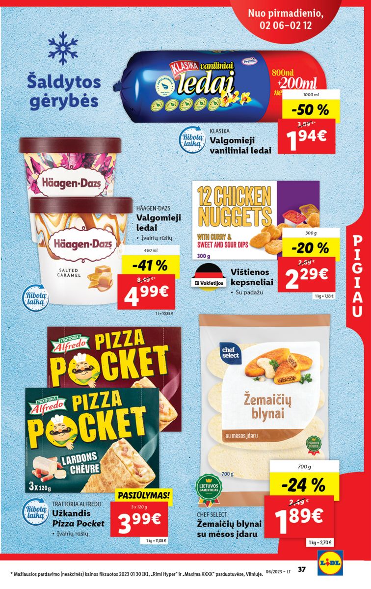Naujausias LIDL kaininis katalogas 2023.02.06 - 2023.02.12