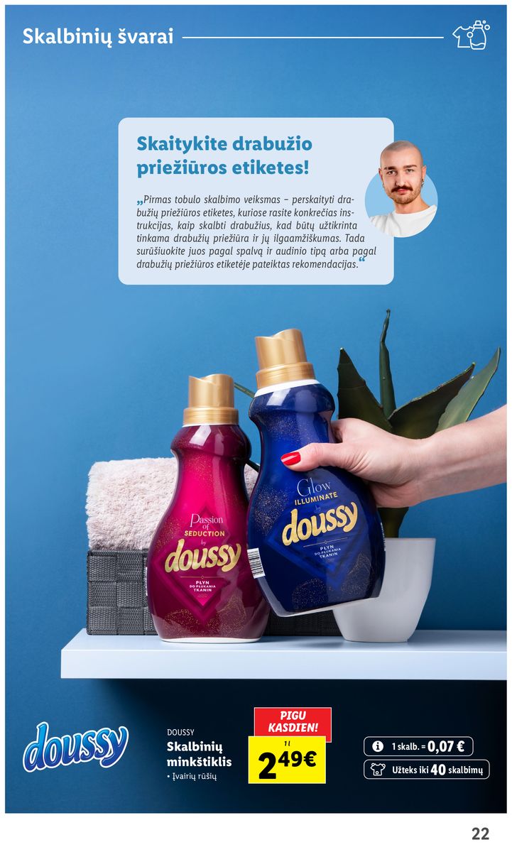 LIDL švaros prekių katalogas "Švaros festivalis" galioja nuo 2023.02.09