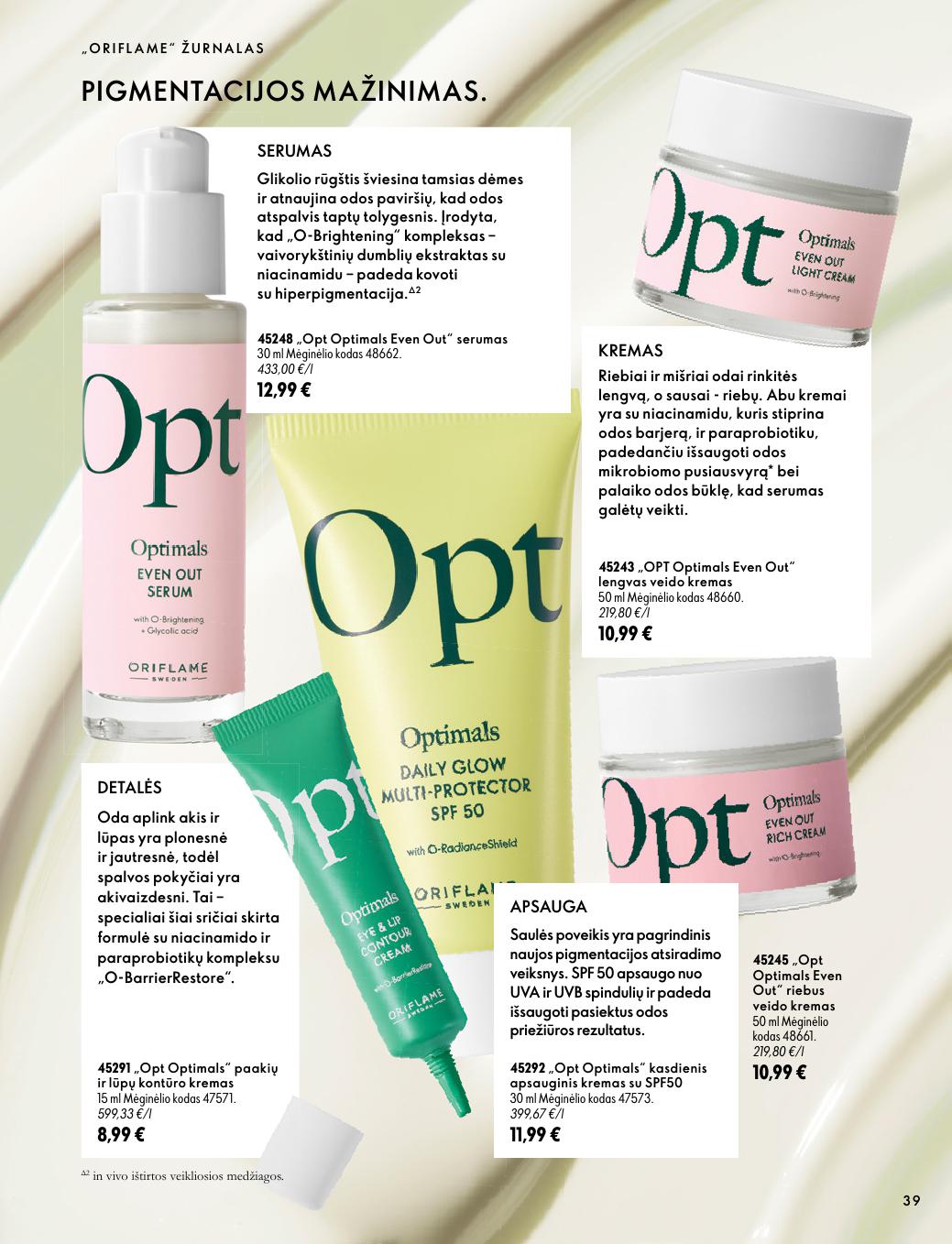 Naujas ORIFLAME katalogas galioja 2026.10.07 - 2026.11.17