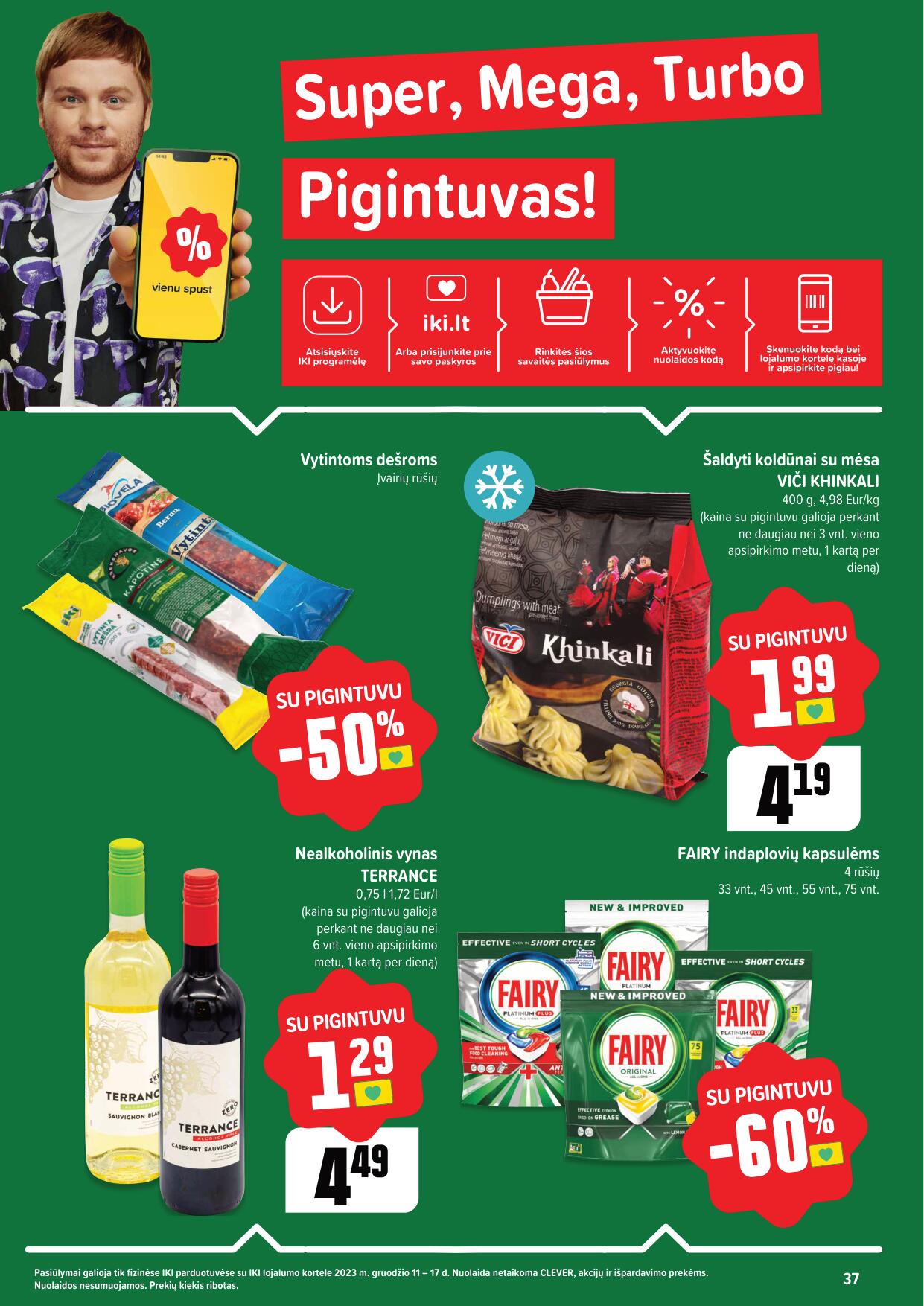 Naujausias IKI kaininis katalogas 2023.12.11 - 2023.12.17