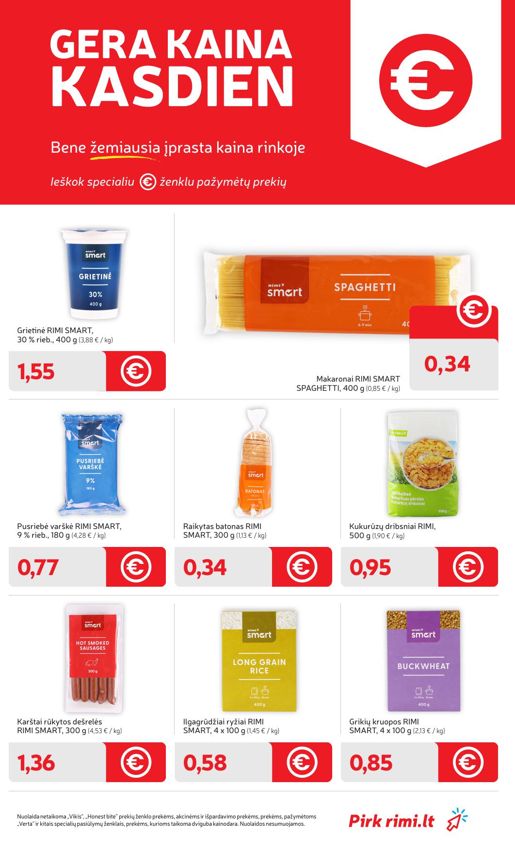Naujausias RIMI kaininis katalogas 2026.04.07 - 2026.04.13