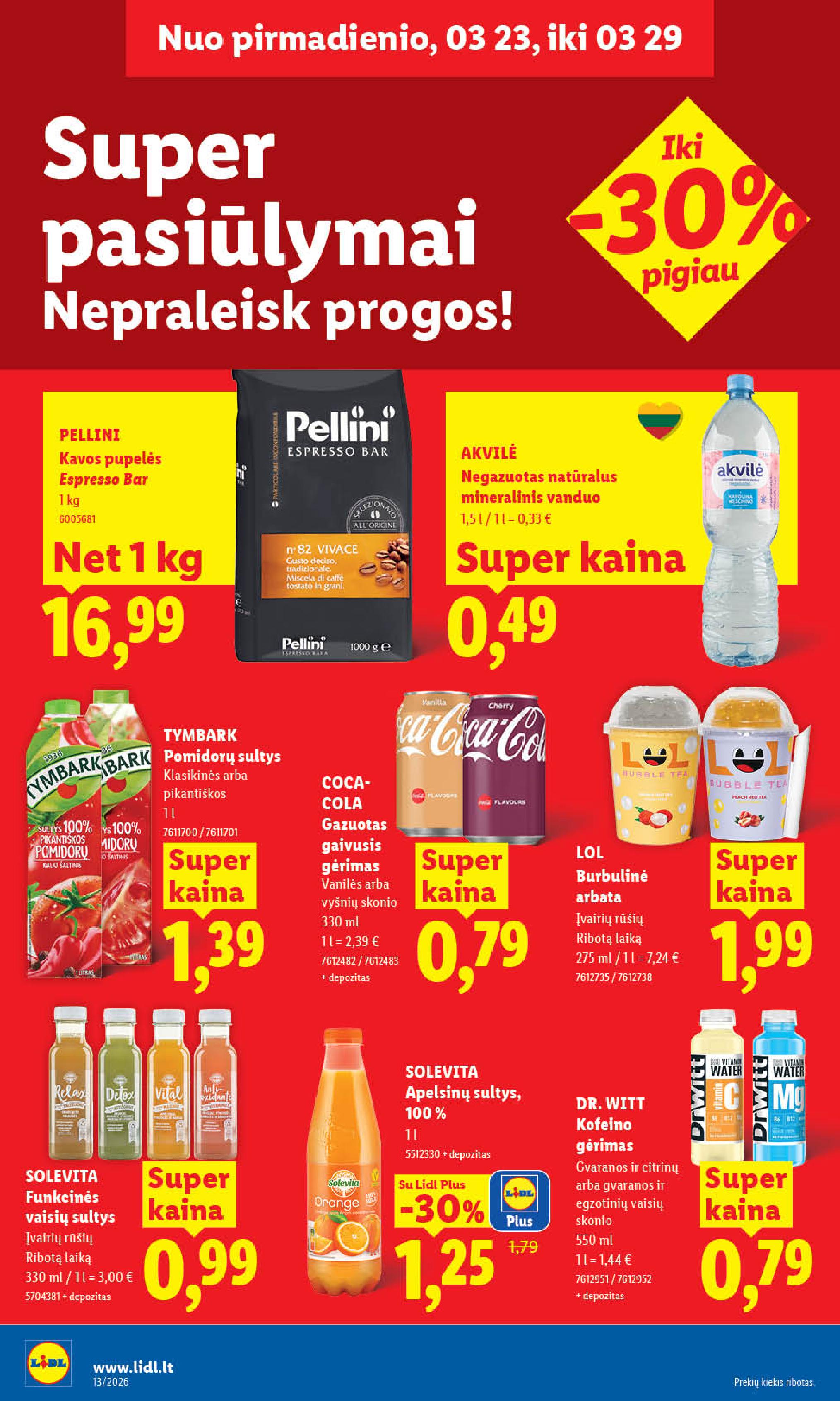 Naujausias LIDL kaininis katalogas 2026.03.23 - 2026.03.29