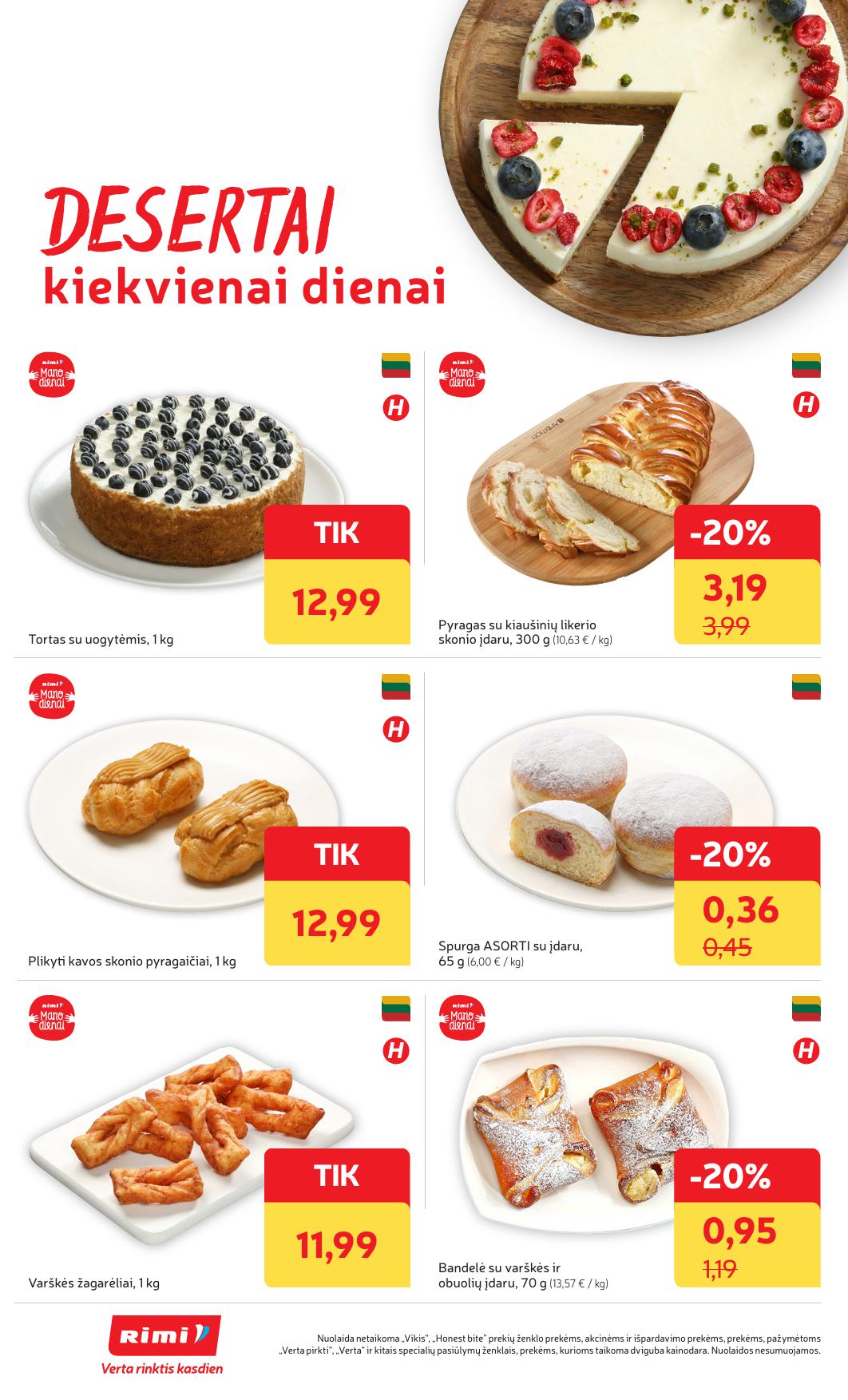 Naujausias RIMI kaininis katalogas 2026.01.27 - 2026.02.02