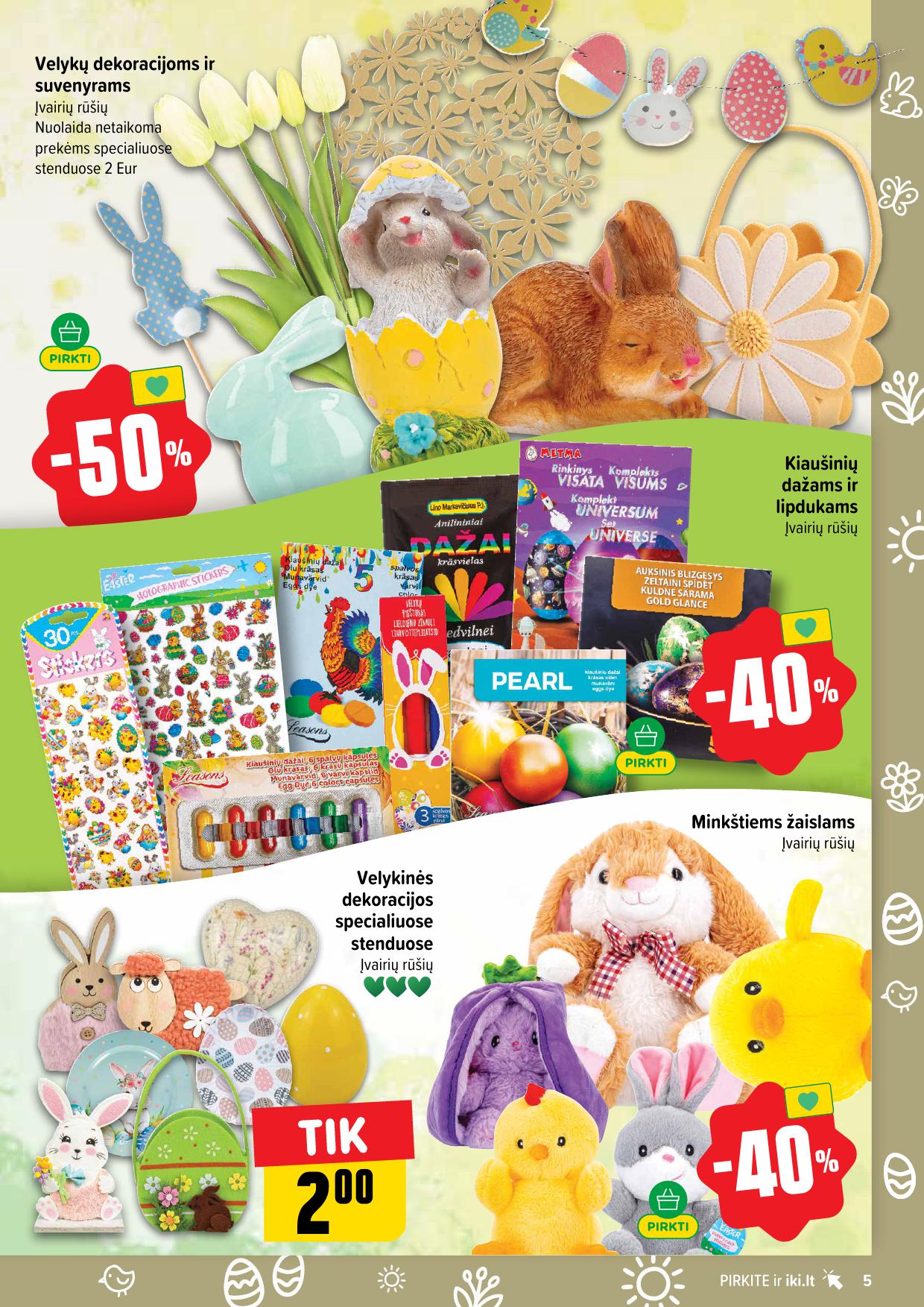 Naujausias IKI kaininis katalogas 2026.03.16 - 2026.03.22