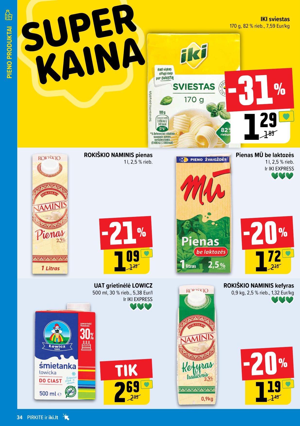 Naujausias IKI kaininis katalogas 2024.04.15 - 2024.04.21
