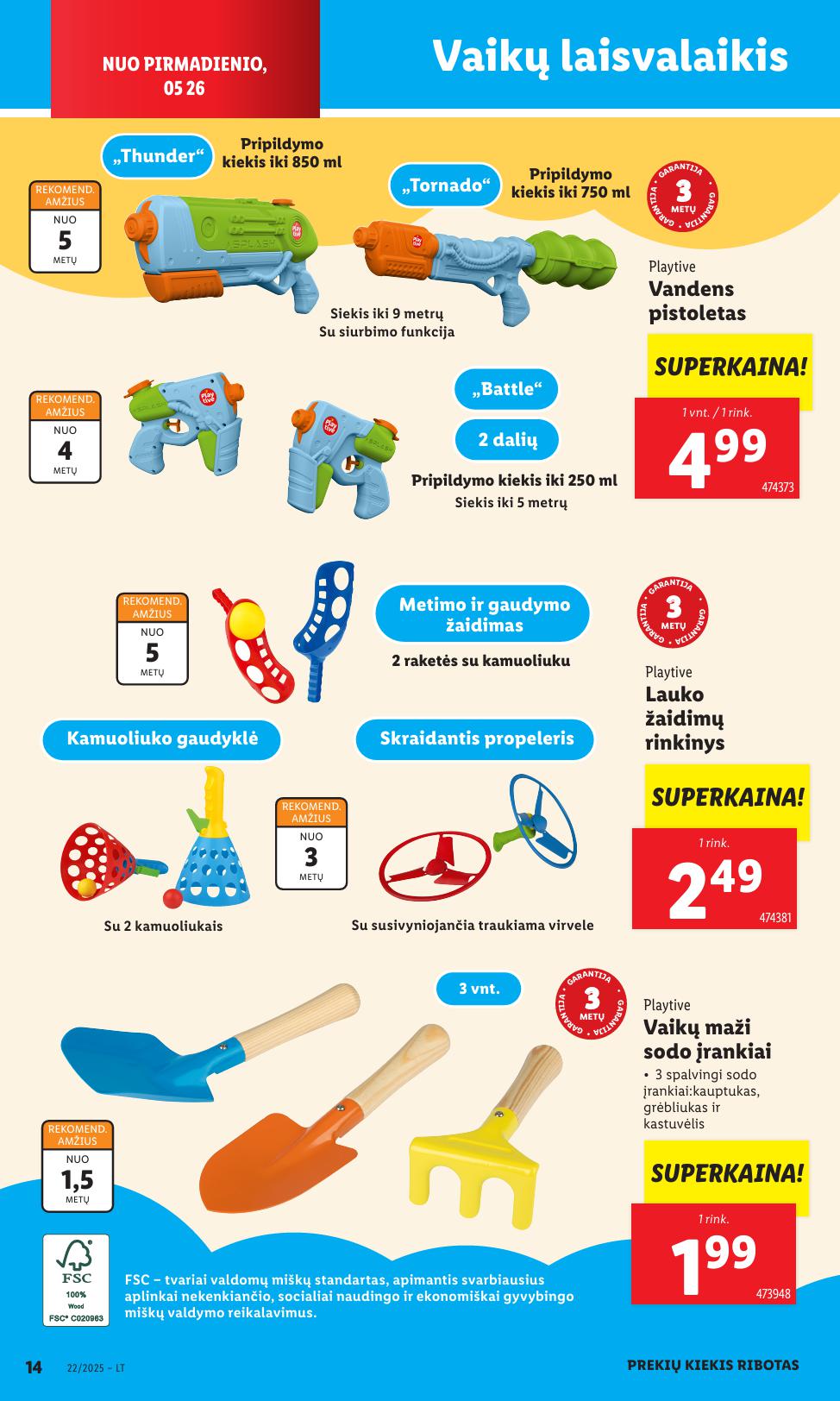 LIDL ne maisto prekių leidinys 2025.05.26 - 2025.06.01