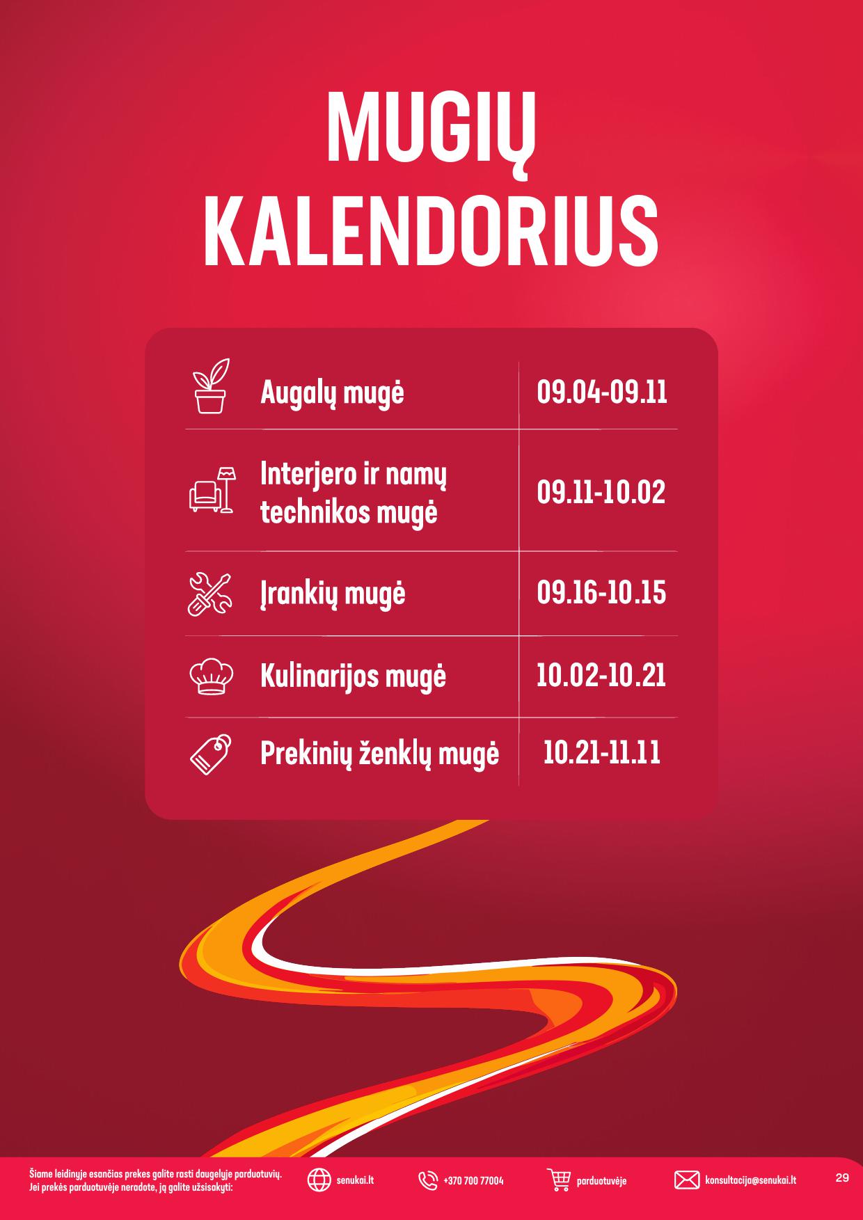 SENUKAI akcijų ir nuolaidų leidinys N.30 2026.09.09 - 2026.09.22
