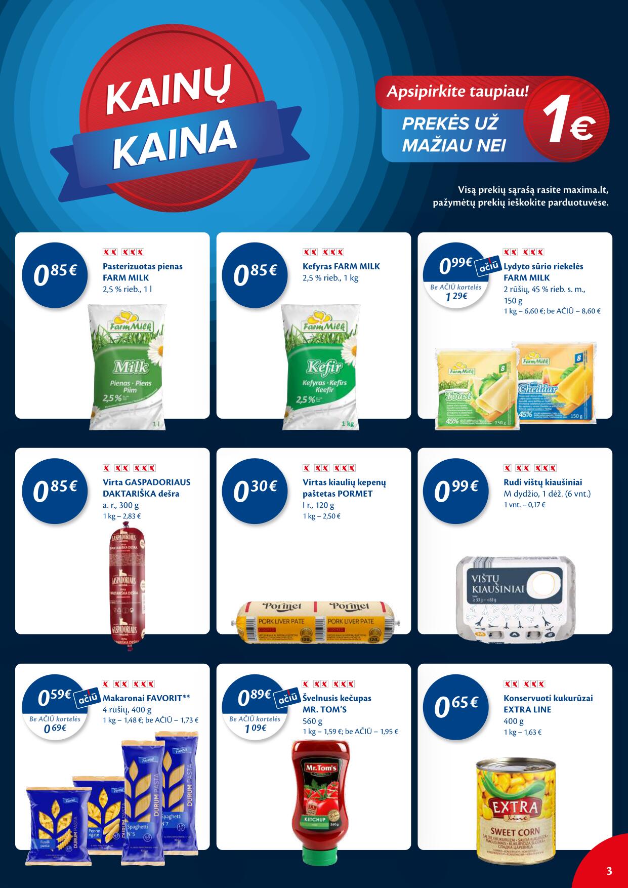 Naujausias MAXIMA kaininis katalogas 2023.01.10 - 2023.01.16