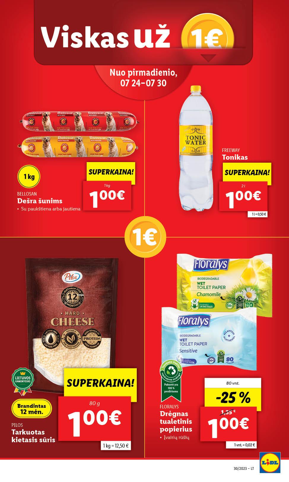 Naujausias LIDL kaininis katalogas 2023.07.24 - 2023.07.30