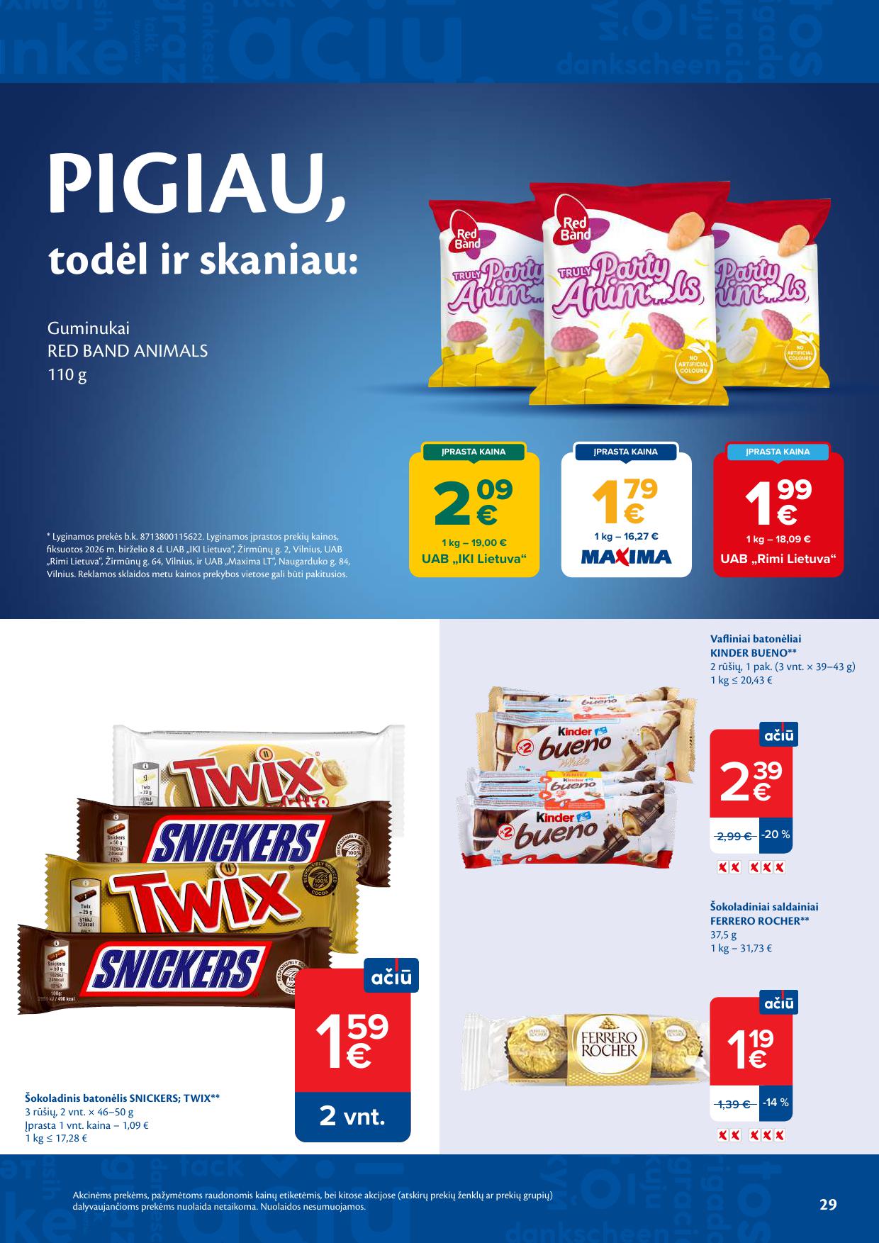 Naujausias MAXIMA kaininis katalogas 2026.06.16 - 2026.06.22